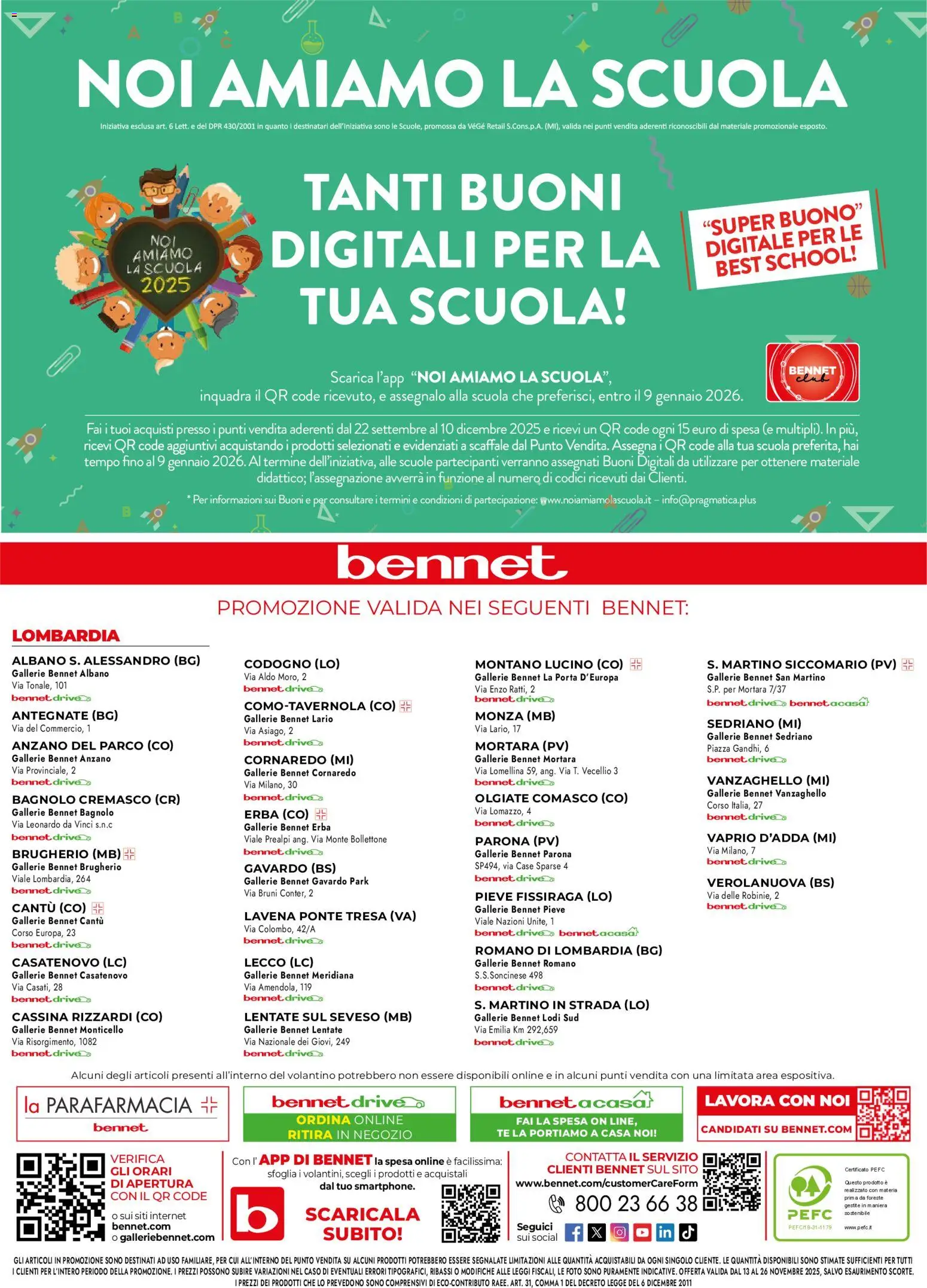 Volantino bennet del 13.11.2025 | Pagina: 32 | Prodotti: Tè, Scaffale