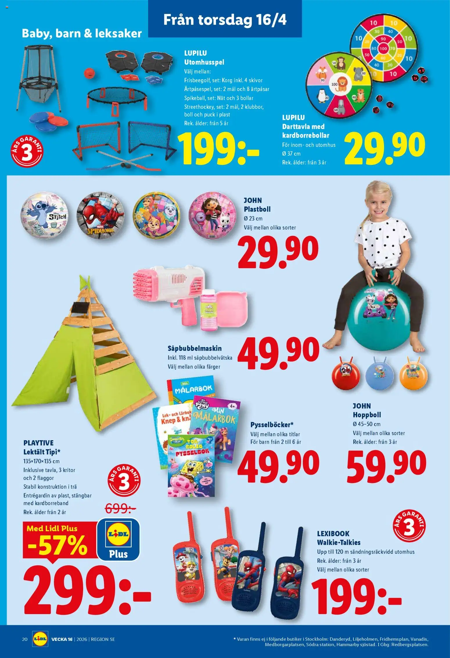 Lidl reklamblad aktuell från 13.04.2026 | Sida: 23 | Produkter: Darttavla, Korg, Set