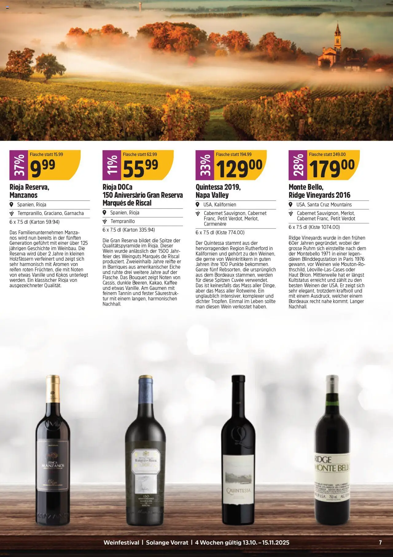 TopCC Aktionen Weinfestival – gültig ab 13.10.2025 | Seite: 7 | Produkte: Kaffee, Wein