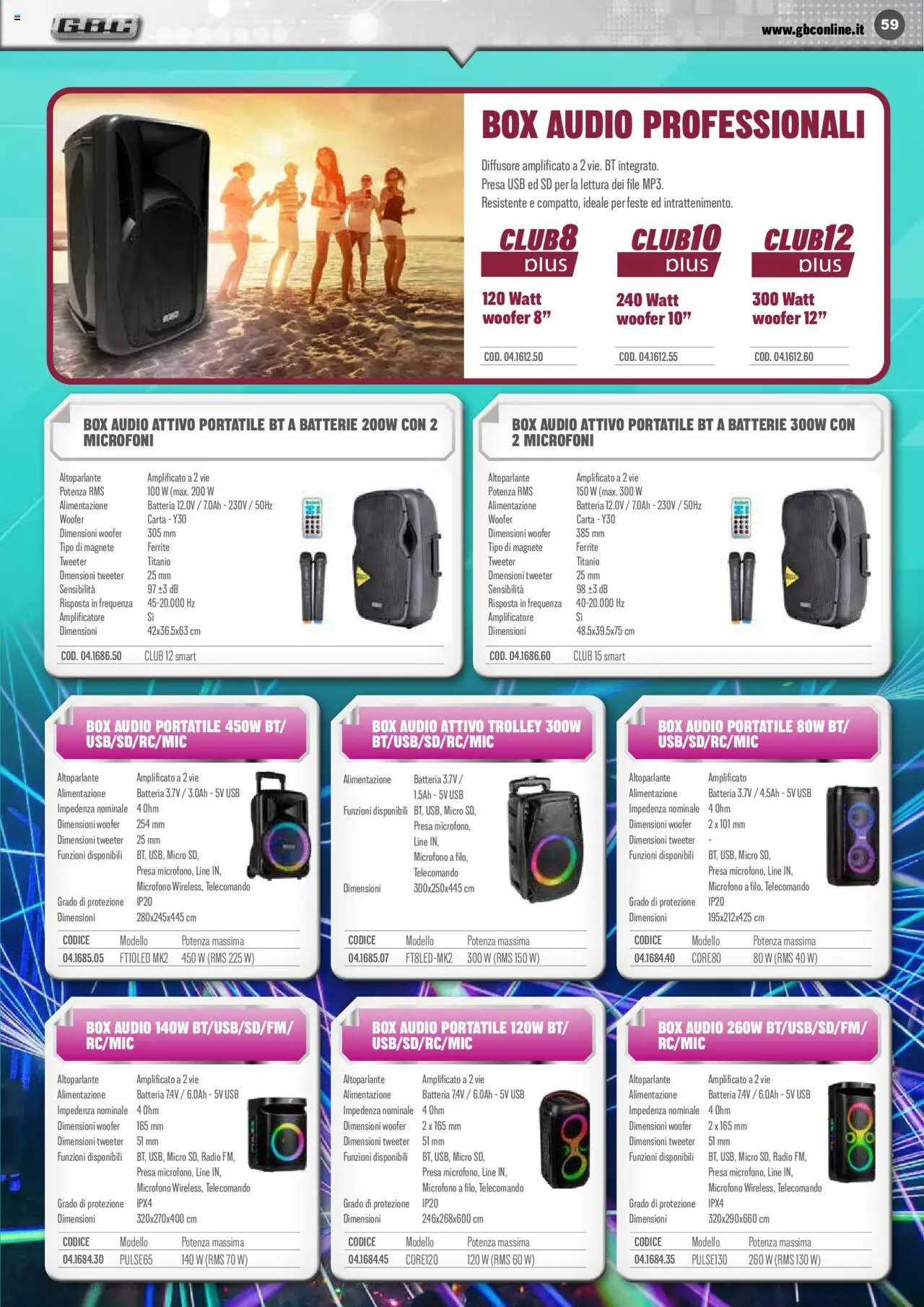Volantino GBC del 09.06.2025 | Pagina: 59 | Prodotti: Telecomando, Audio, USB, Batterie