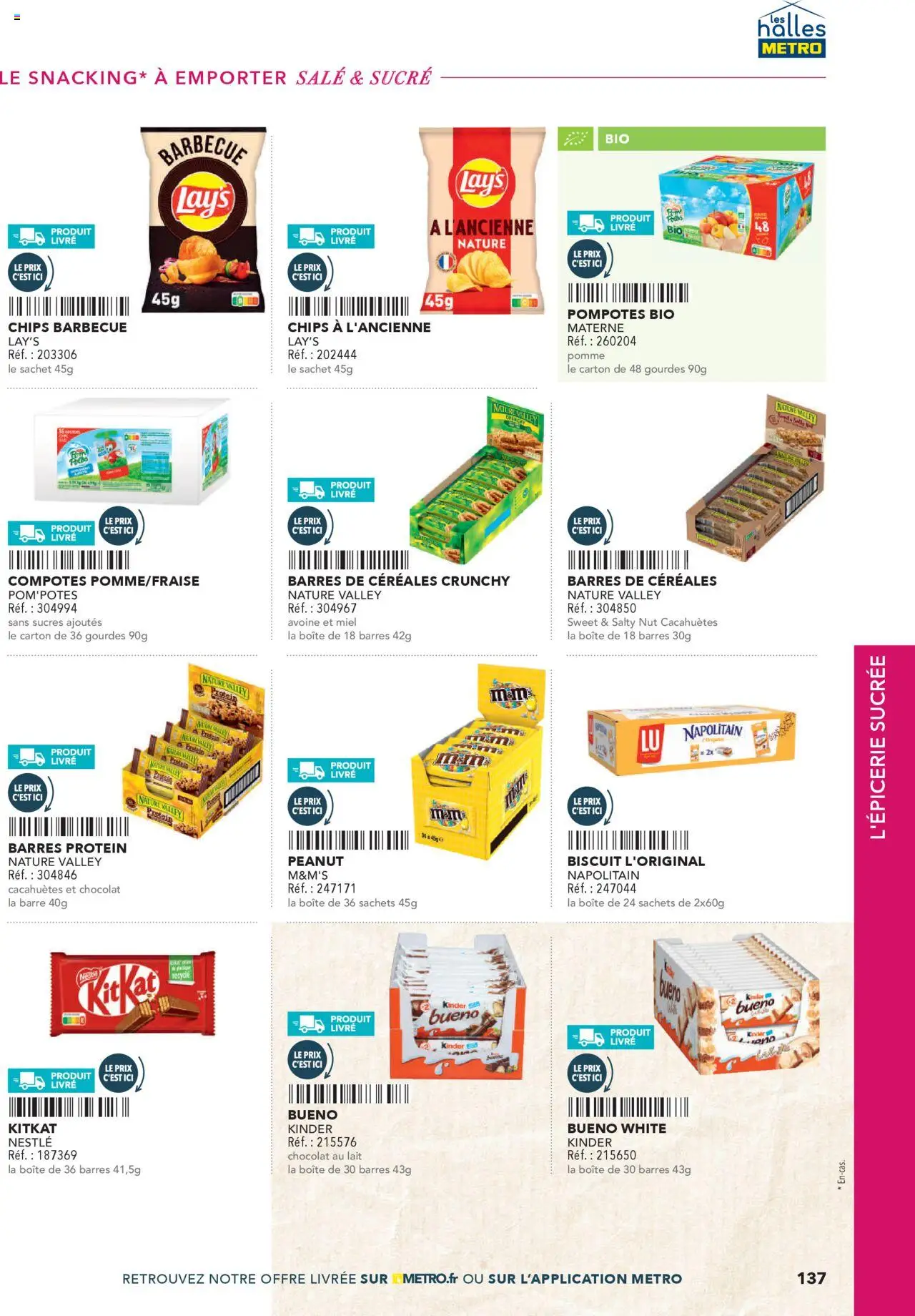  | Page: 137 | Produits: Barbecue, Pomme, Pom'potes, Lait