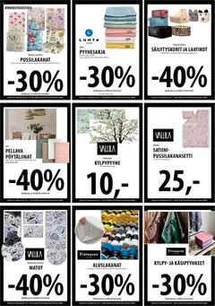 Tuuri-mainoslehti voimassa 22.04.2026 alkaen | Sivu: 19 | Tuotteet: Pussilakanasetti, Matot, Kylpy