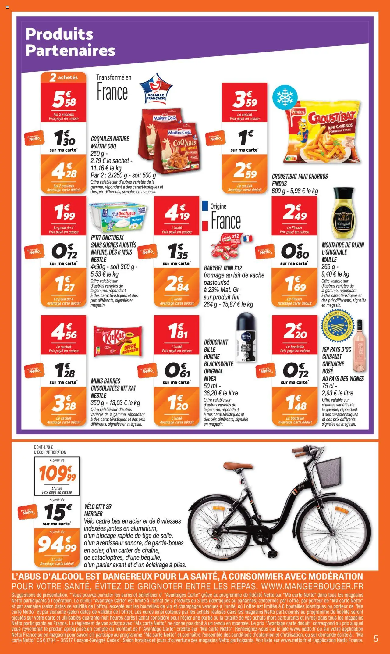  | Page: 5 | Produits: Volaille, Lait, Fromage, Pommes