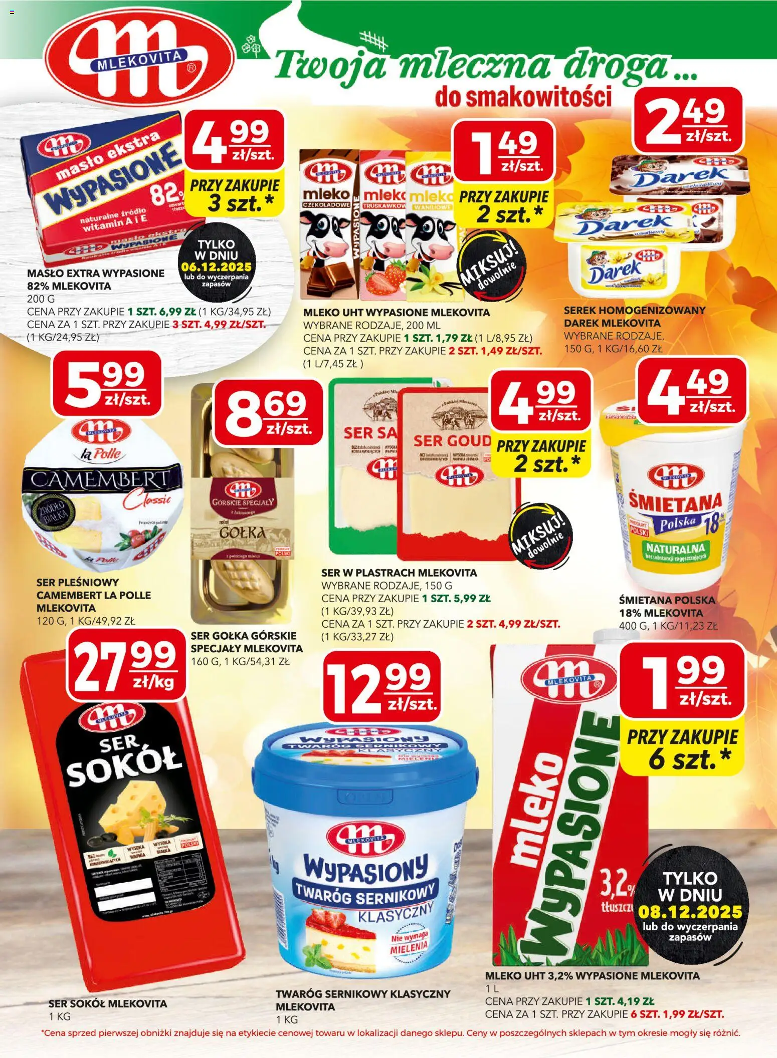 Top Market Gazetka od 04.12.2025 | Strona: 3 | Produkty: Ser pleśniowy, Serek homogenizowany, Camembert, Ser