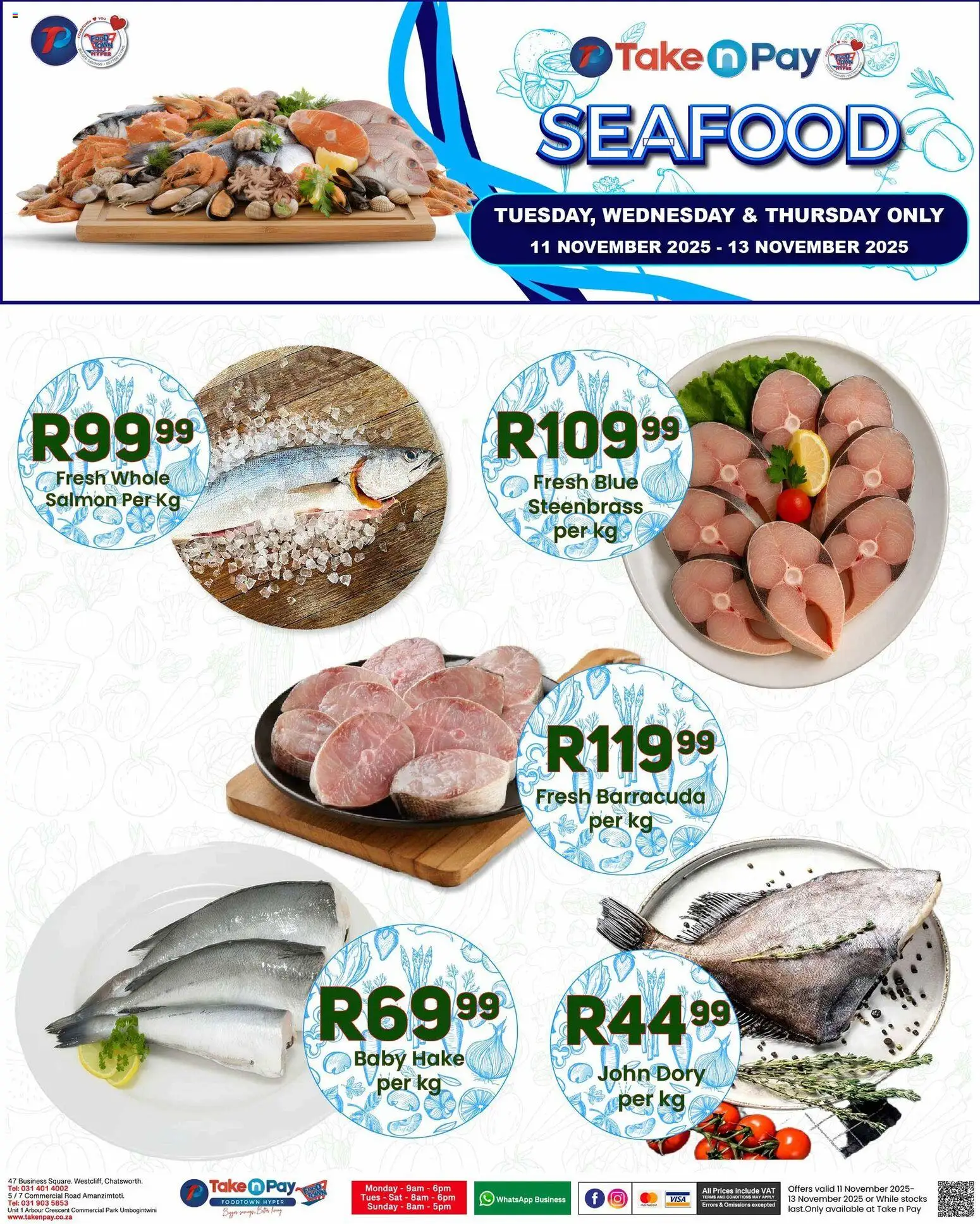 New Take n Pay catalogue – valid from 11.11.2025 | Page: 11 | Products: Seafood