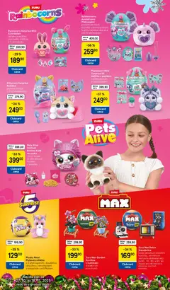 Náhled letáku Tesco katalog od 27.10.2025 | Strana: 10 | Produkty: Stavebnice, Rainbocorns, Hračky, Samolepky