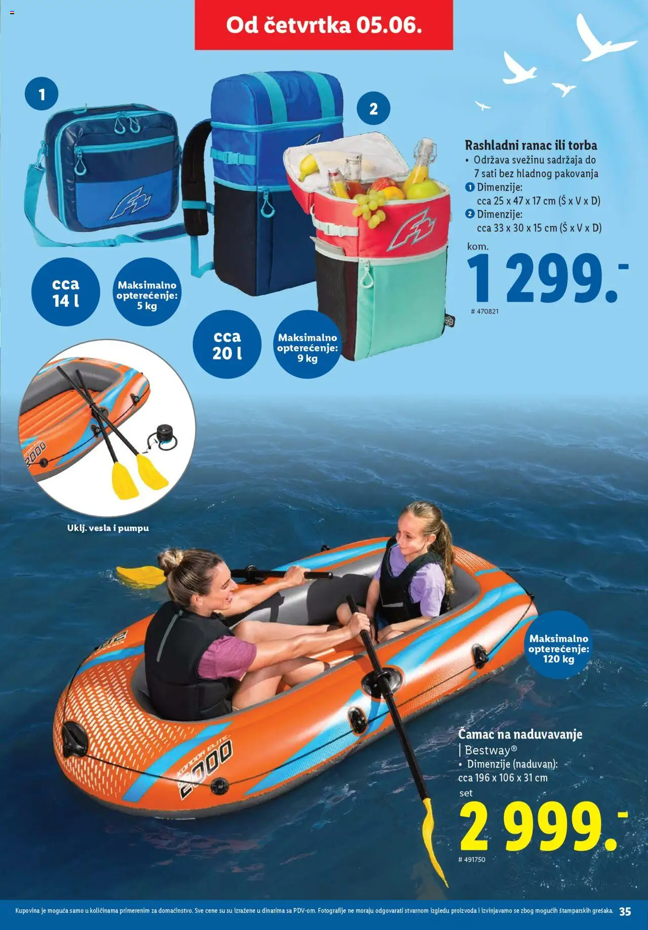 Lidl katalog - važi od 29.05.2025 | Strana: 35 | Proizvode: Ranac, Torba