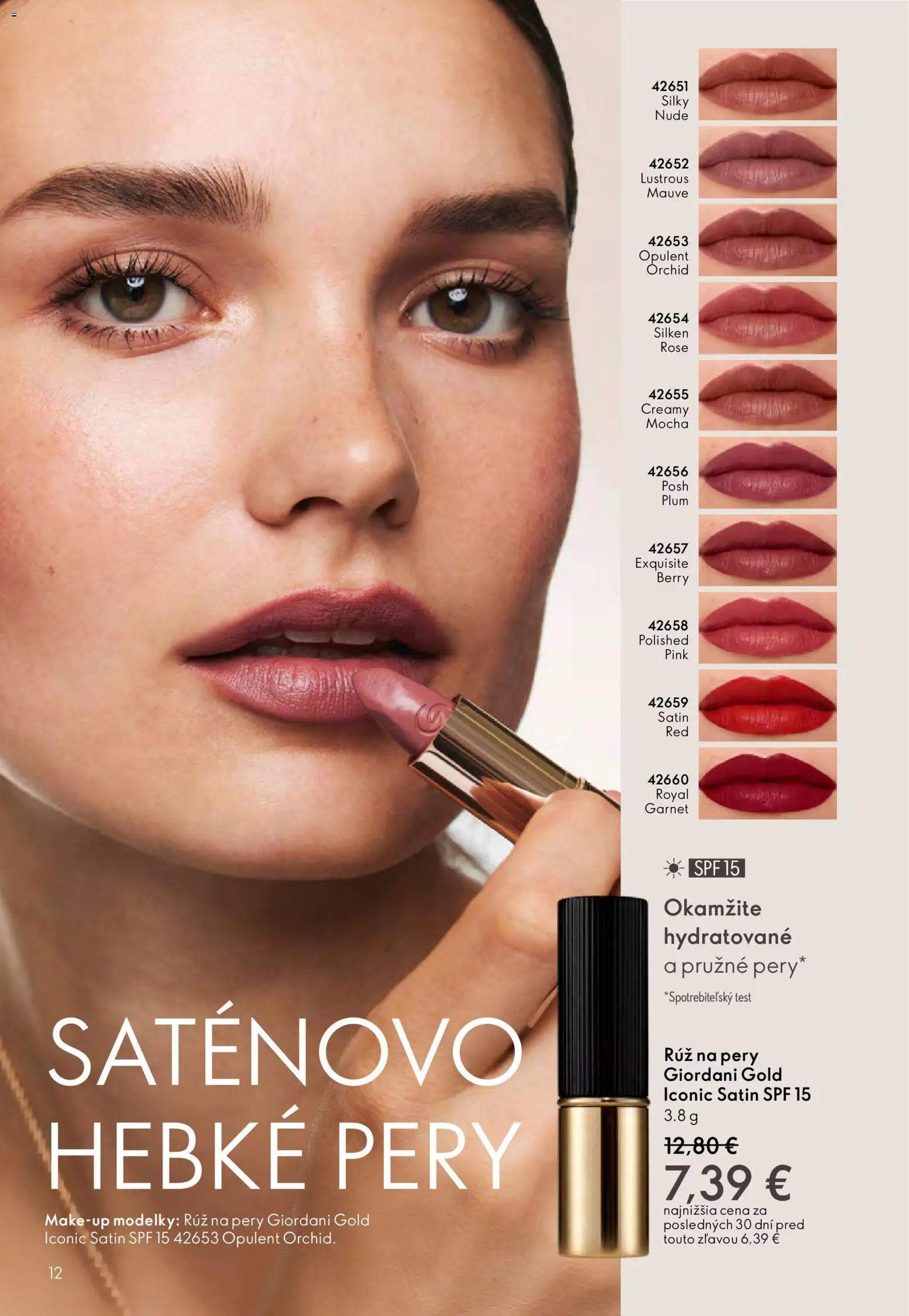 Nové Oriflame akcie – leták je platný od 11.02.2026 | Strana: 12 | Produkty: Rúž na pery