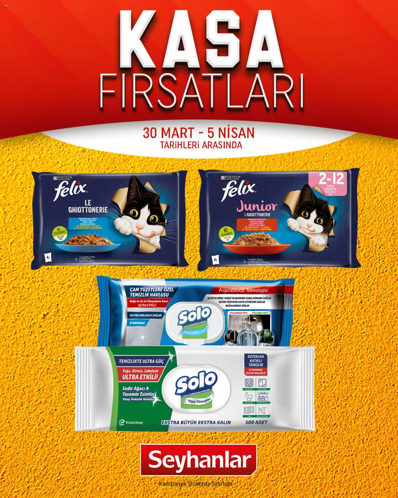 Seyhanlar Market - Katalog Kasa Fırsatları - 30.03.2026 tarihinden itibaren geçerlidir | Sayfa: 1 | Ürünler: Deterjan, Su, Yasemin, Kasa