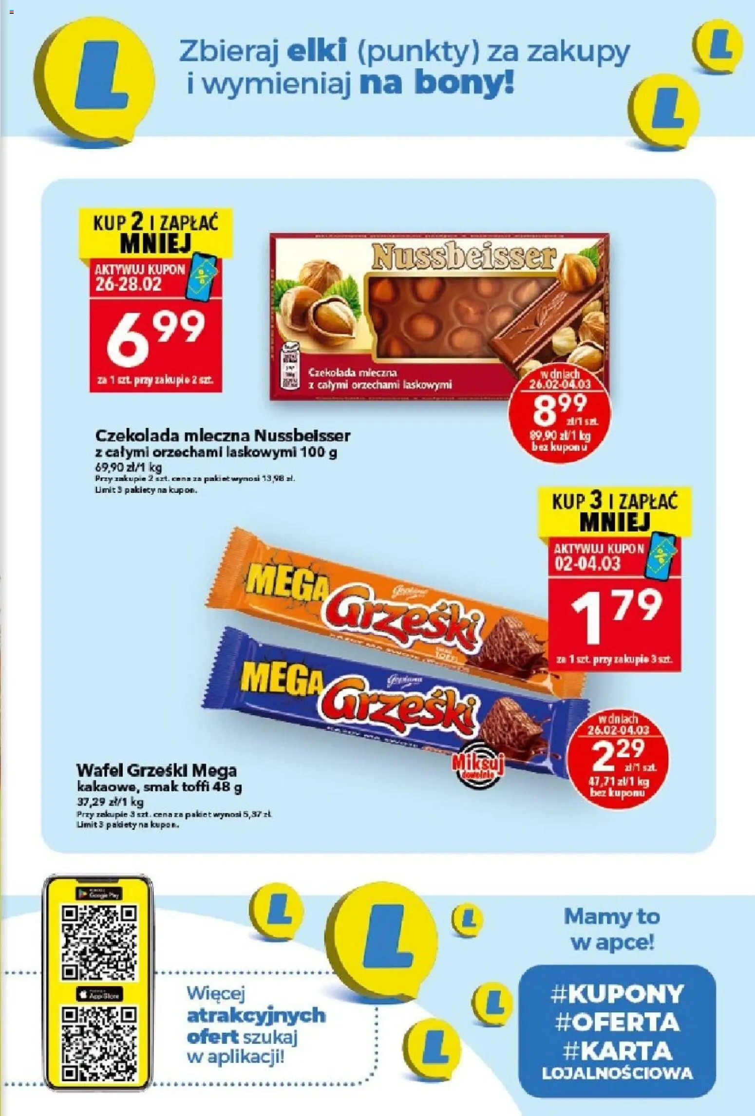 Lewiatan gazetka od 26.02.2026 | Strona: 3 | Produkty: Czekolada mleczna, Czekolada