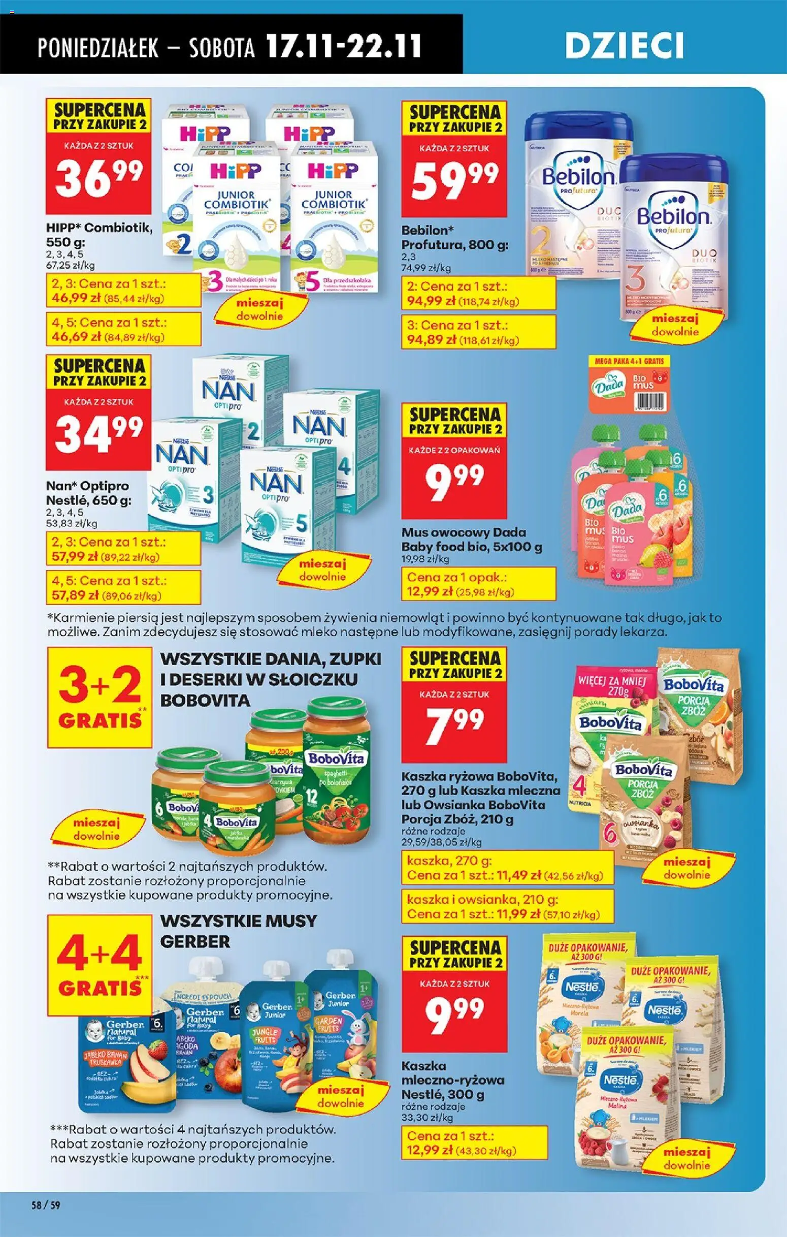 Biedronka gazetka od 17.11.2025 | Strona: 78 | Produkty: Malina, Owsianka, Kaszka mleczna, Banan