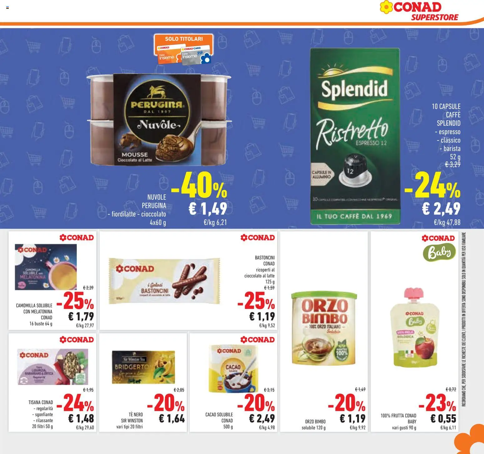 Volantino Conad del 29.01.2026 | Pagina: 33 | Prodotti: Cioccolato, Frutta, Latte, Cacao