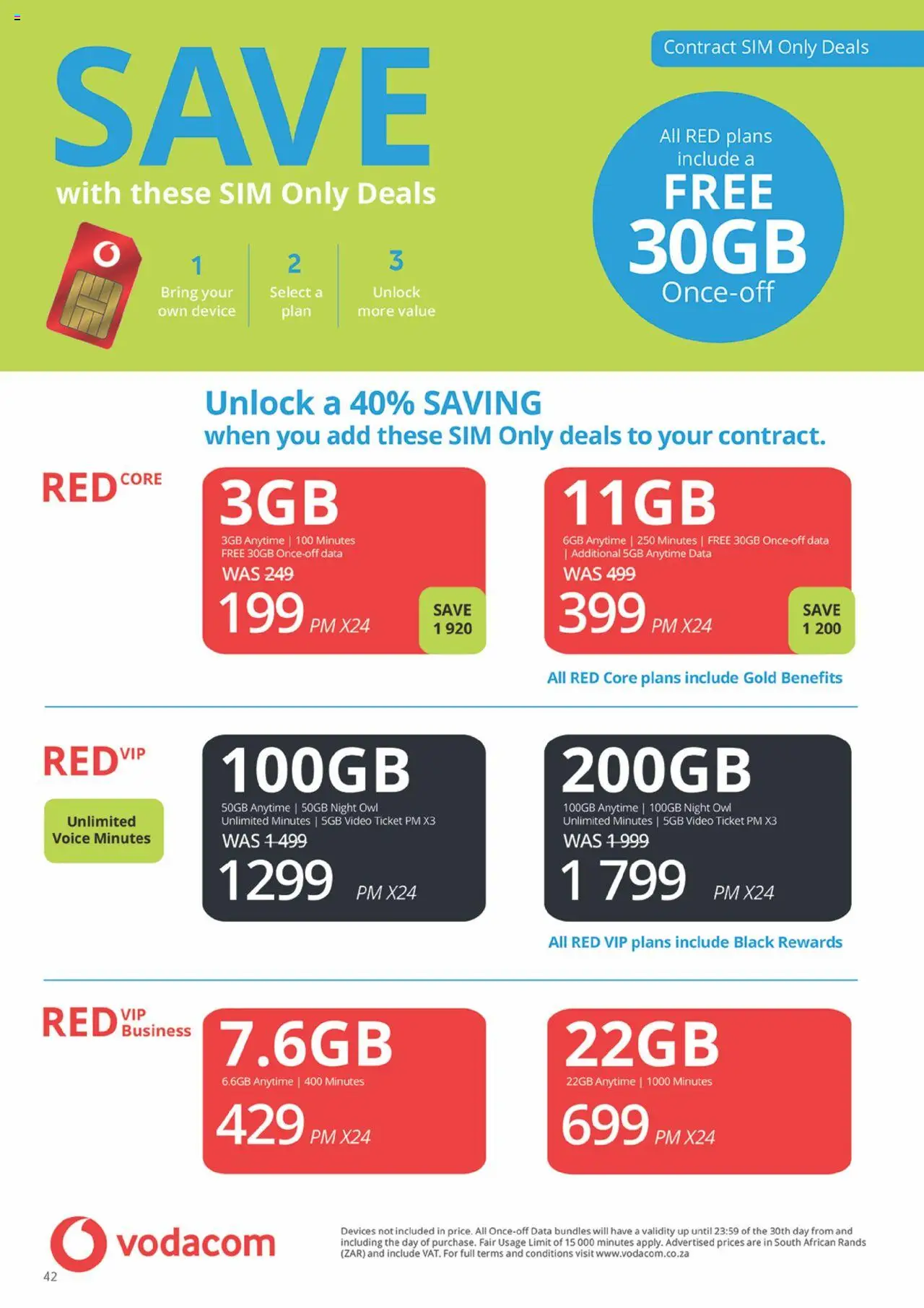 Cellucity Business Specials │ valid from 08.08.2025 | Page: 2 | Products: Data, Sim
