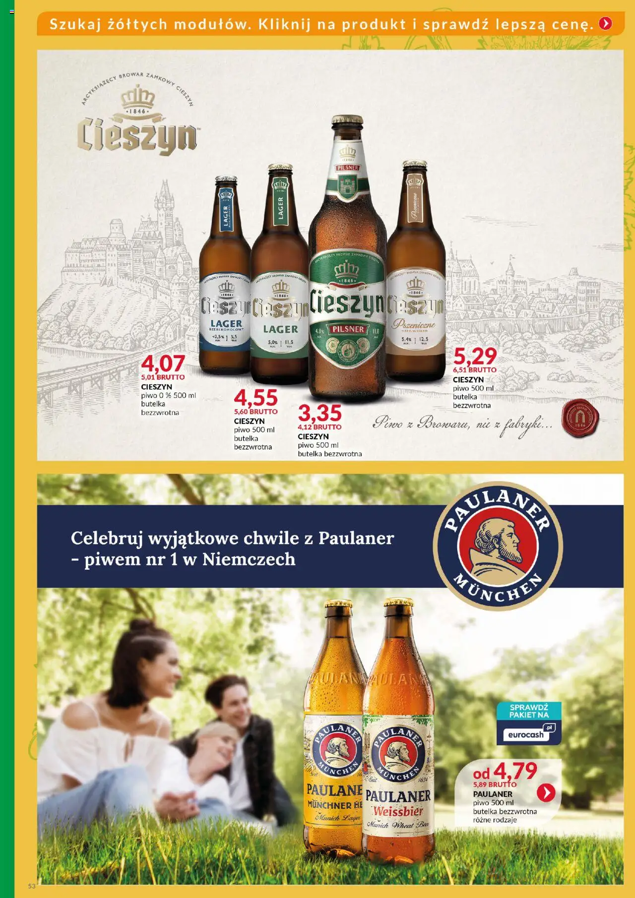 Eurocash Gazetka - Katalog Alkoholowy od 01.06.2025 | Strona: 53 | Produkty: Piwo