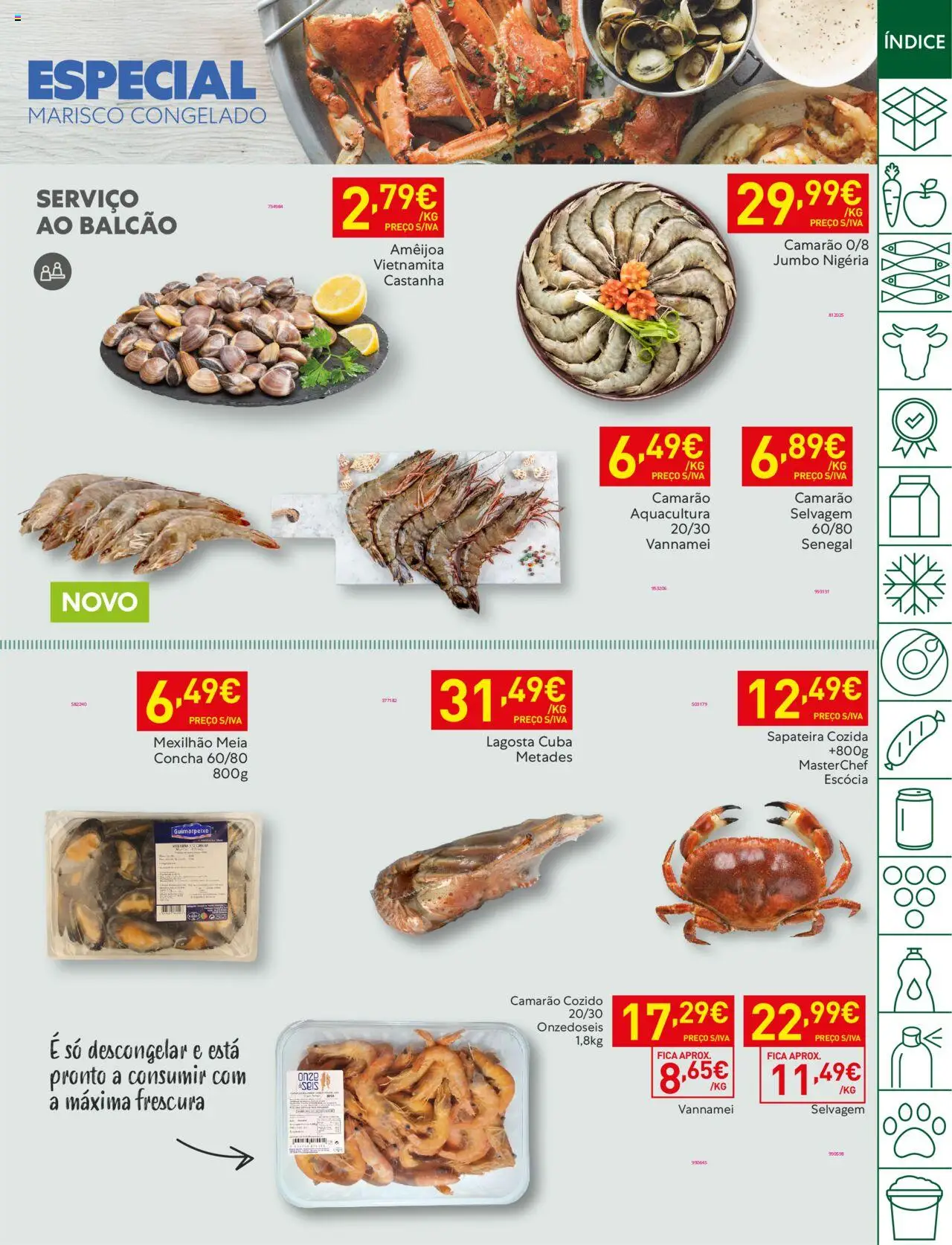 Recheio folheto │ válido de 05.08.2025 | Página: 49 | Produtos: Lagosta, Camarão, Sapateira