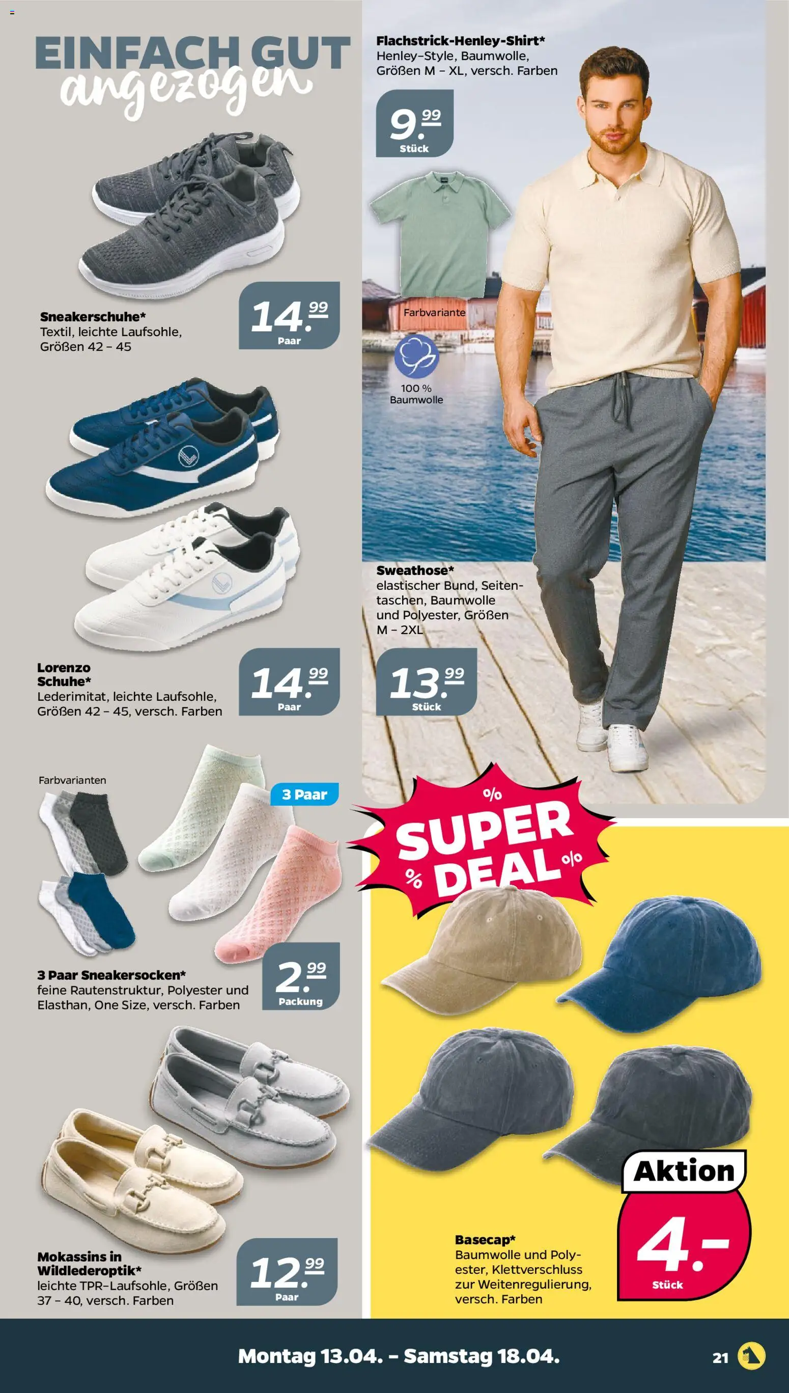 Netto Prospekt 	 – gültig ab 13.04.2026 | Seite: 25 | Produkte: Mokassins