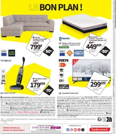 Conforama - Prévisualisation de Conforama catalogue valide à partir de 24.02.2026 | Page: 48 | Produits: Aspirateur, Canapé, Laque, Table