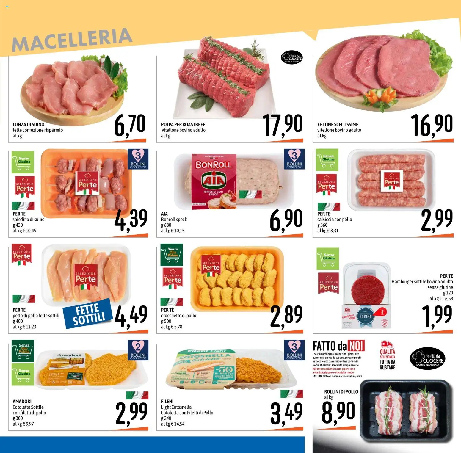 Volantino Emisfero del 12.03.2026 | Pagina: 15 | Prodotti: Speck, Pollo, Tè, Hamburger