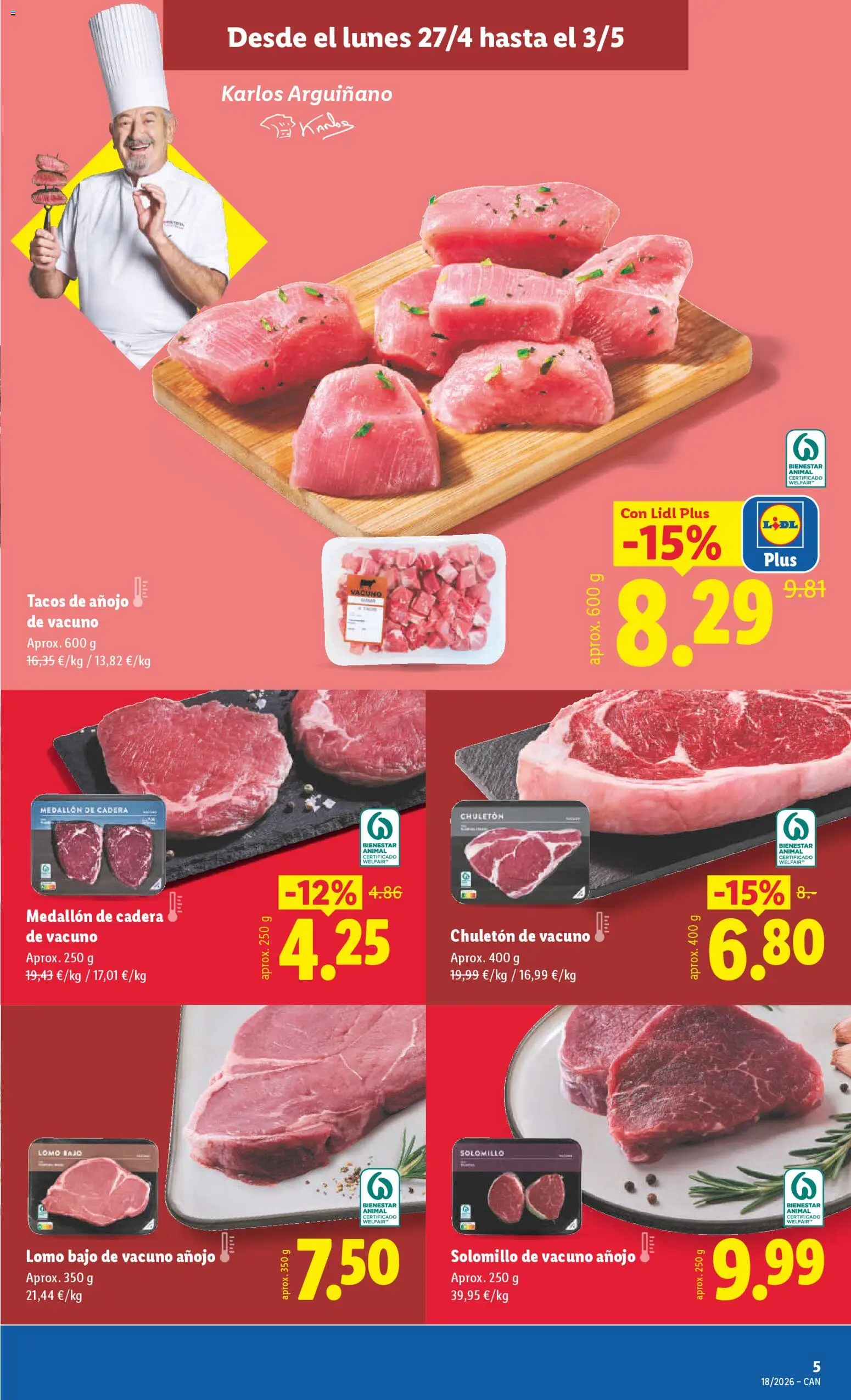 Lidl folleto │ válido desde el 27.04.2026 | Página: 7 | Productos: Tacos