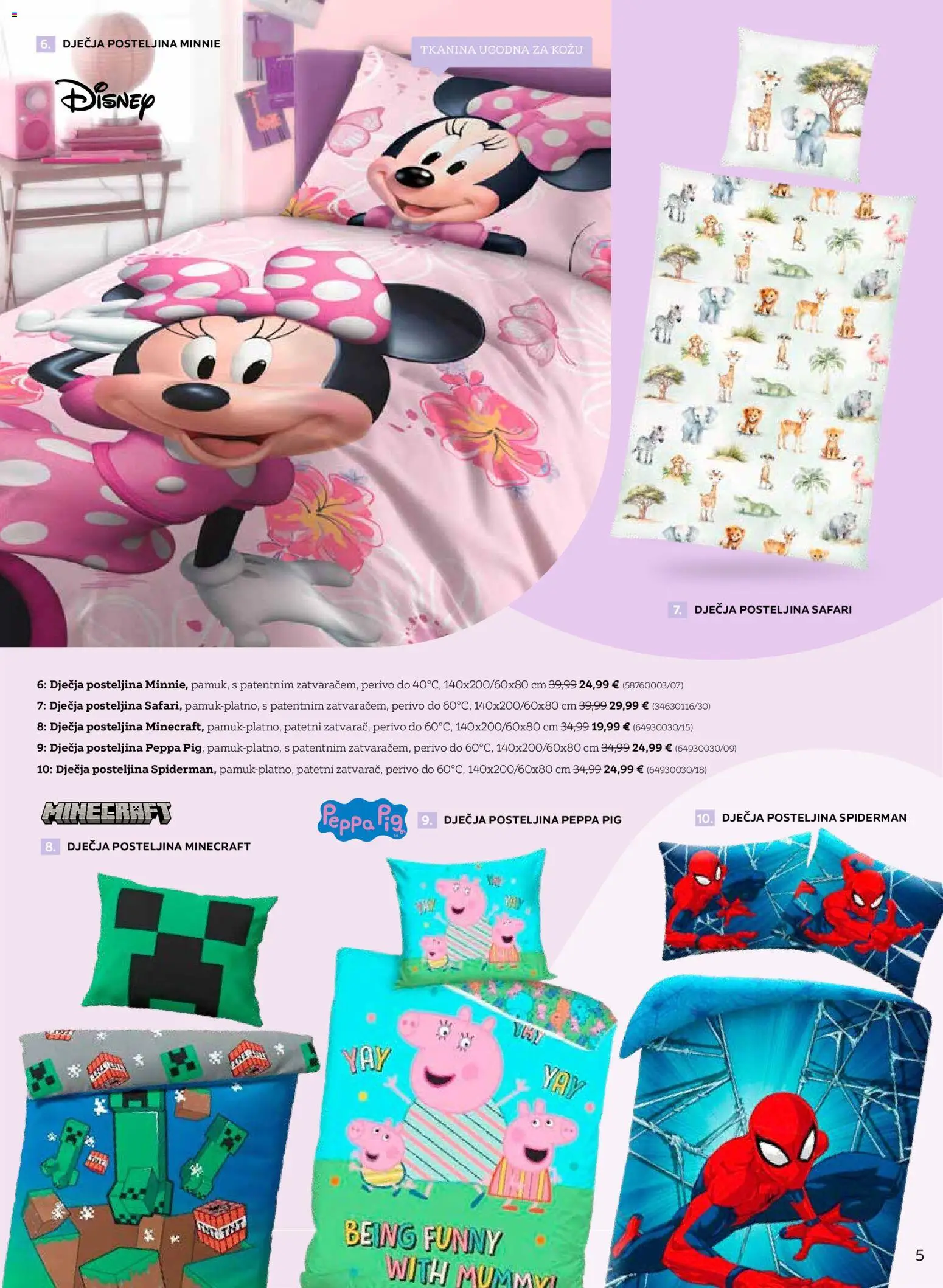 Lesnina katalog | vrijedi od 02.02.2026 | Stranica: 5 | Proizvodi: Posteljina