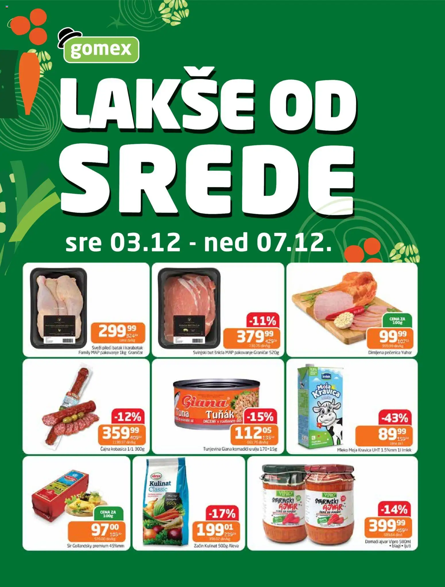 Gomex katalog - važi od 03.12.2025 | Strana: 1