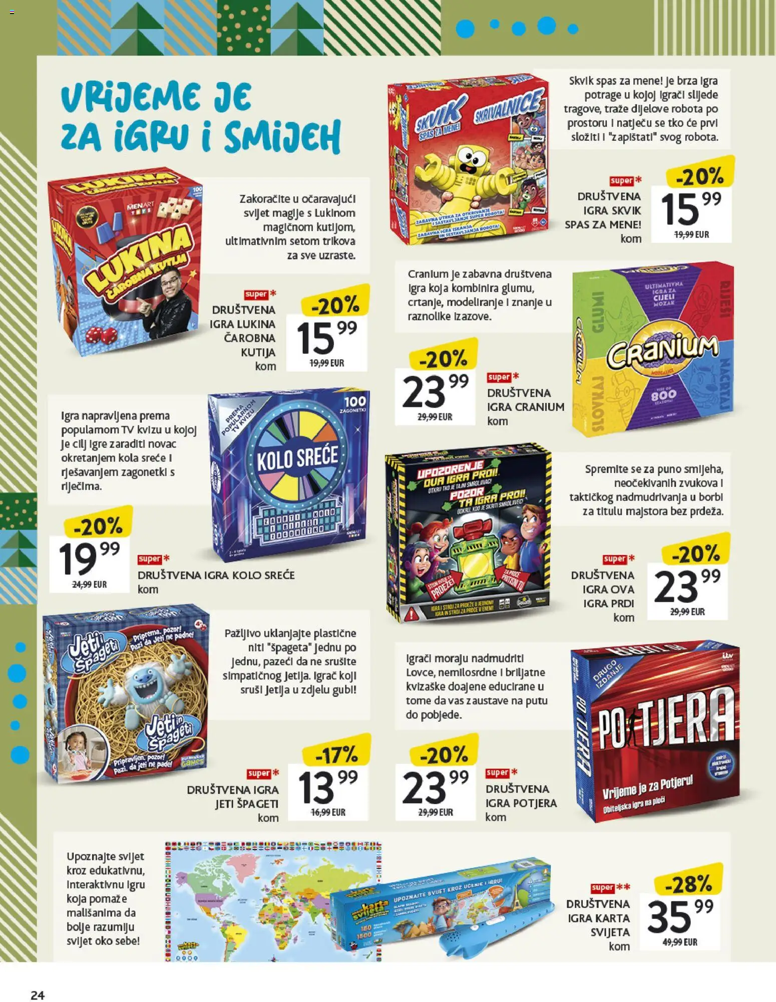Konzum katalog | vrijedi od 17.11.2025 | Stranica: 24 | Proizvodi: Kutija, Špageti, Tv, Igrač