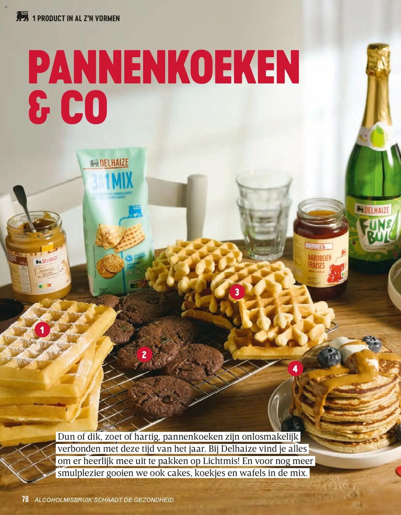 {H1} | Pagina: 78 | Producten: Aardbeien, Pannenkoeken, Koekjes, Wafels