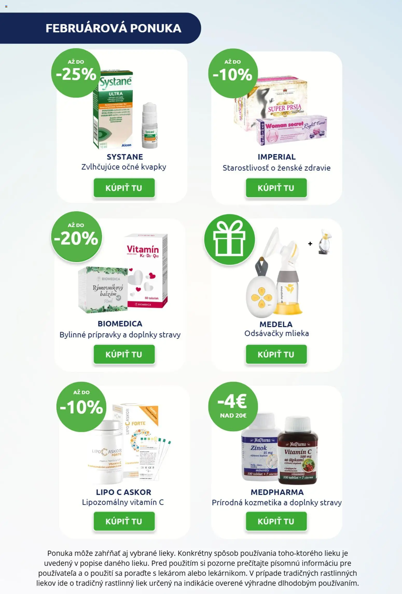 Nové BENU Lekáreň akcie – leták je platný od 01.02.2026 | Strana: 2