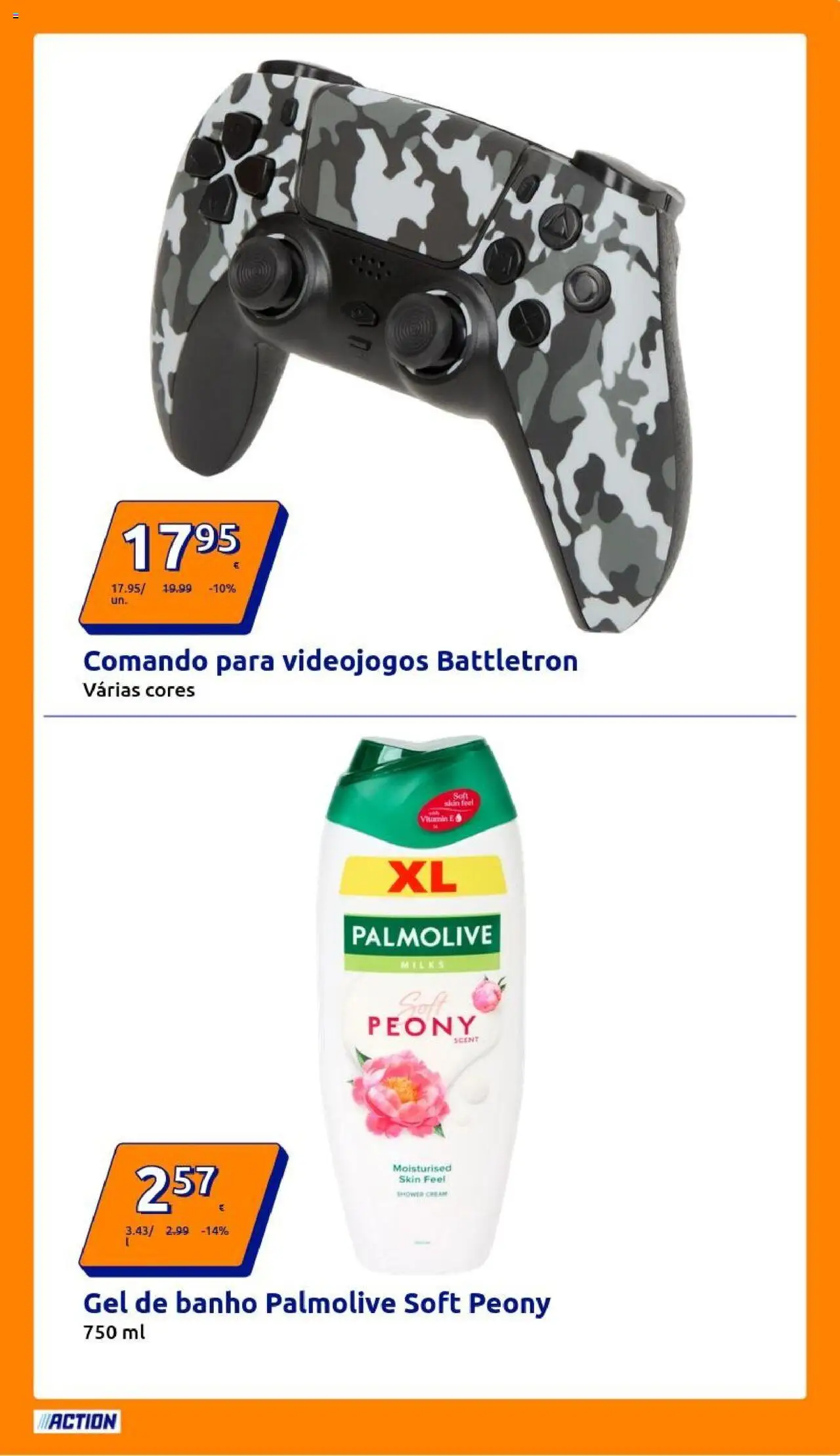 Action folheto │ válido de 08.10.2025 | Página: 19 | Produtos: Gel de banho, Banho