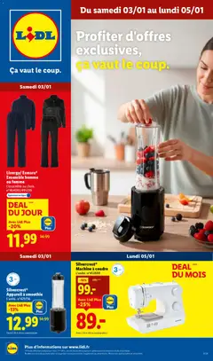 LIDL - Prévisualisation de LIDL catalogue les bonnes affaires de la semaine valide à partir de 03.01.2026
