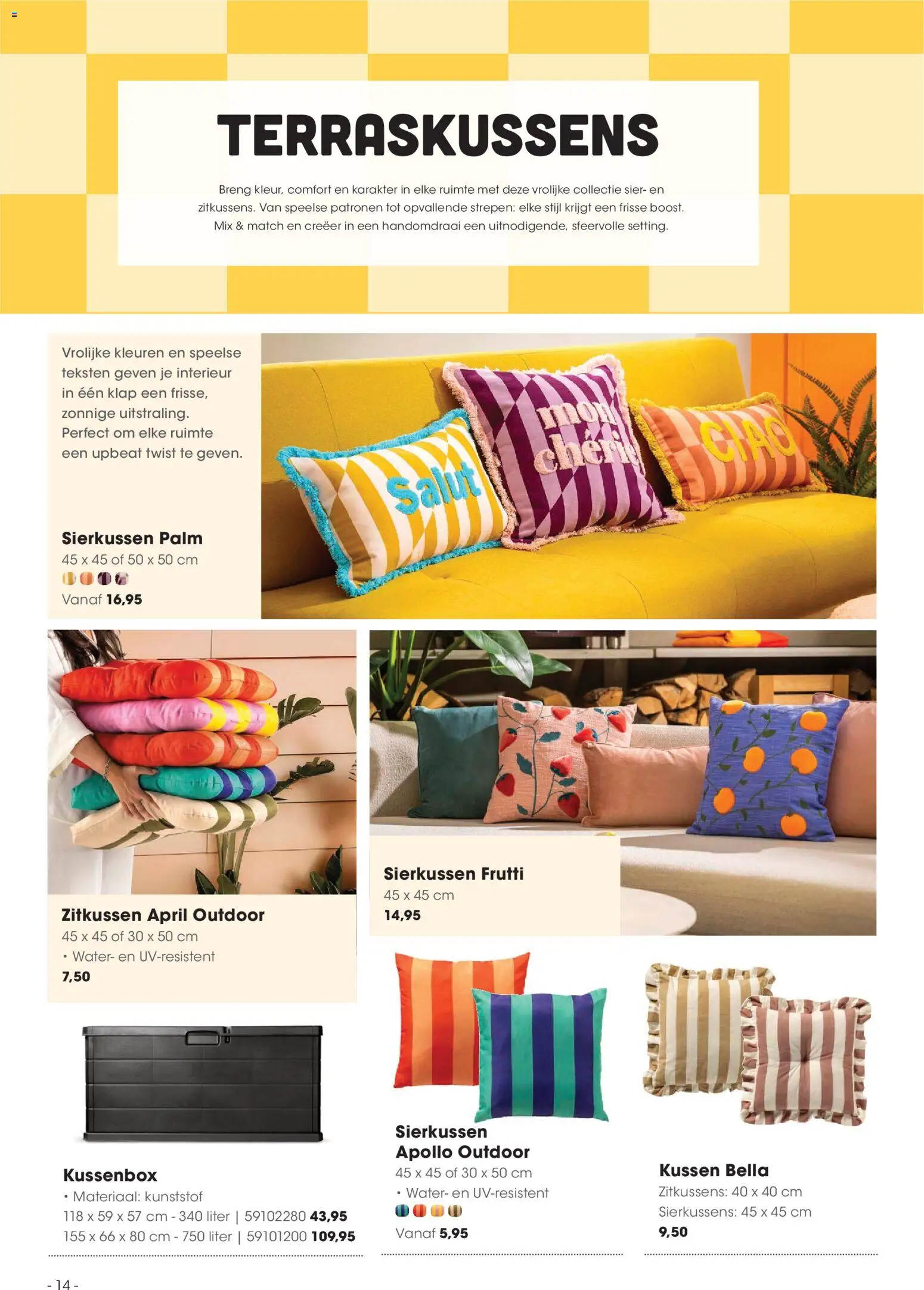 {H1} | Pagina: 14 | Producten: Kussen, Festék