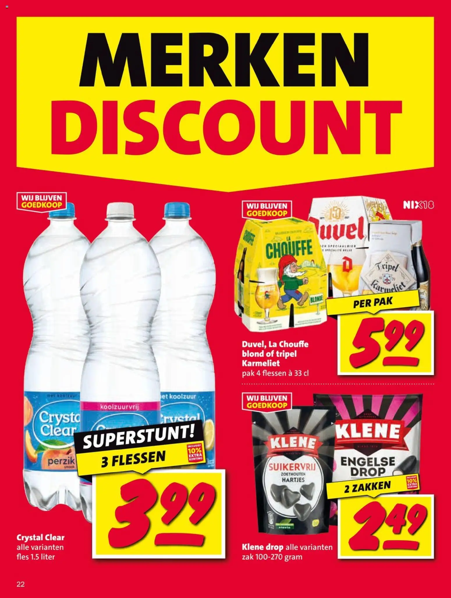 {H1} | Pagina: 22 | Producten: Fles, Zak, La