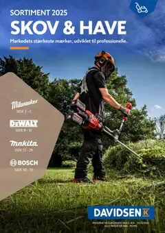Davidsen - Skov og have 2025 gyldig fra 08.04.2025