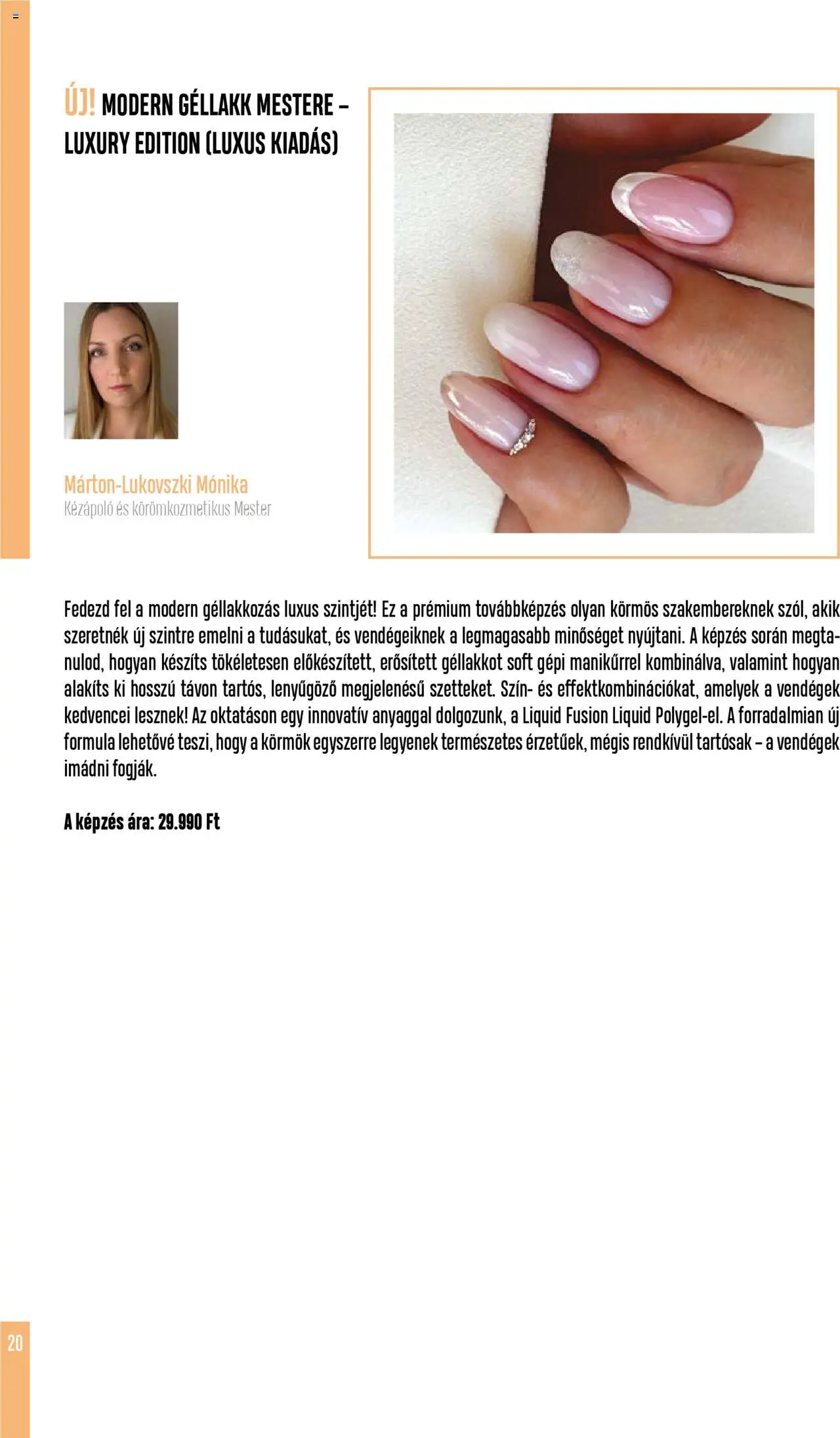 Crystal Nails akciós ujság - amely érvényes a következő dátumtól: 07.09.2025 | Oldal: 20