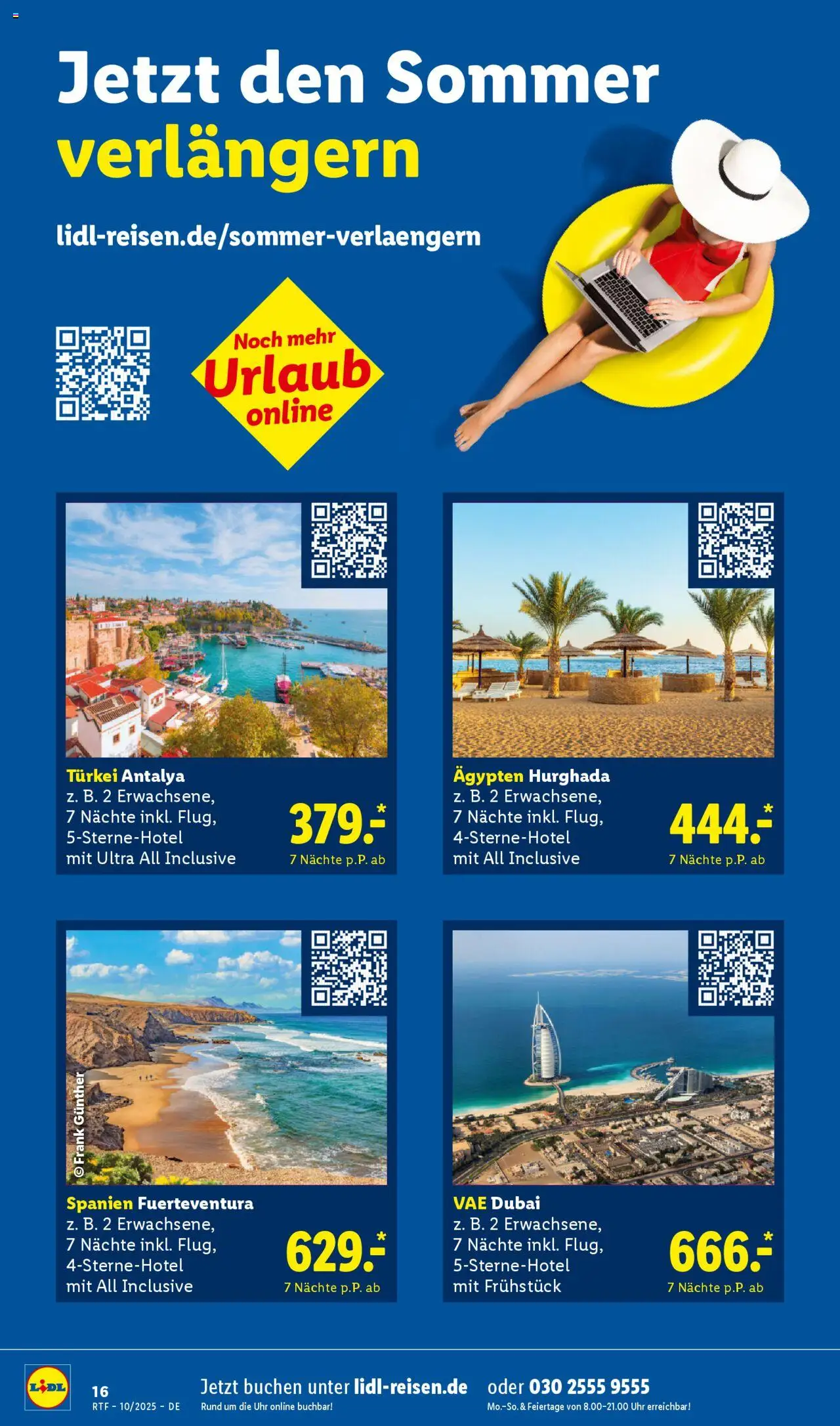 Lidl Reisen Oktober/November Reise-Highlights – gültig ab 13.10.2025 | Seite: 16 | Produkte: Uhr