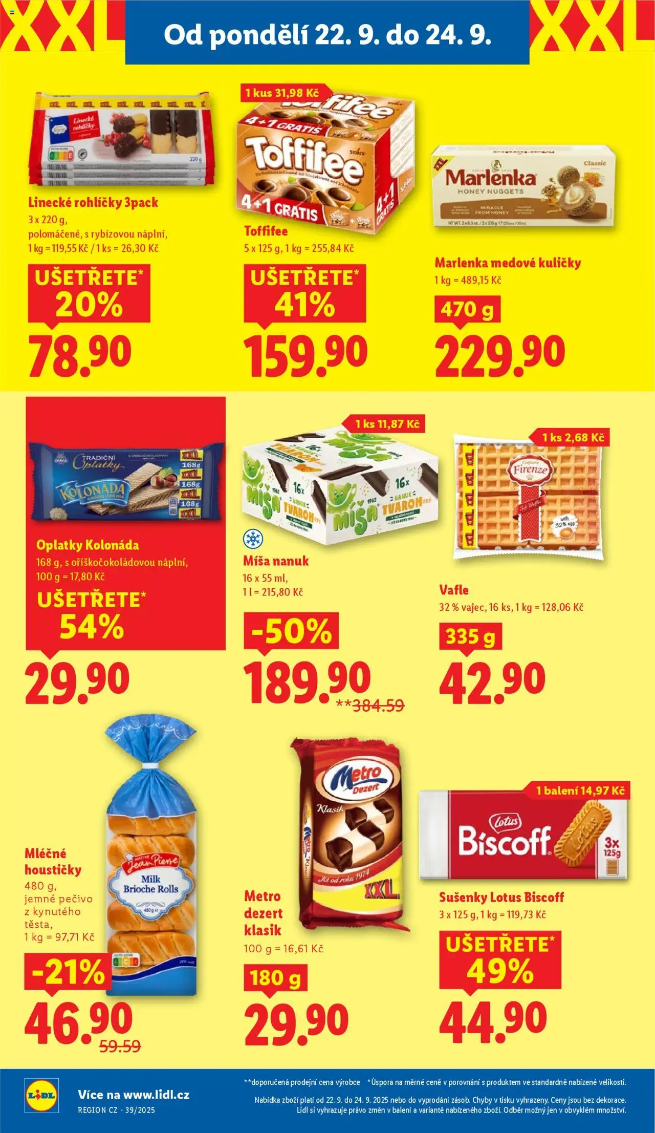 Lidl leták od 22.09.2025 | Strana: 18 | Produkty: Lotus Biscoff, Kuličky, Lotus, Oplatky