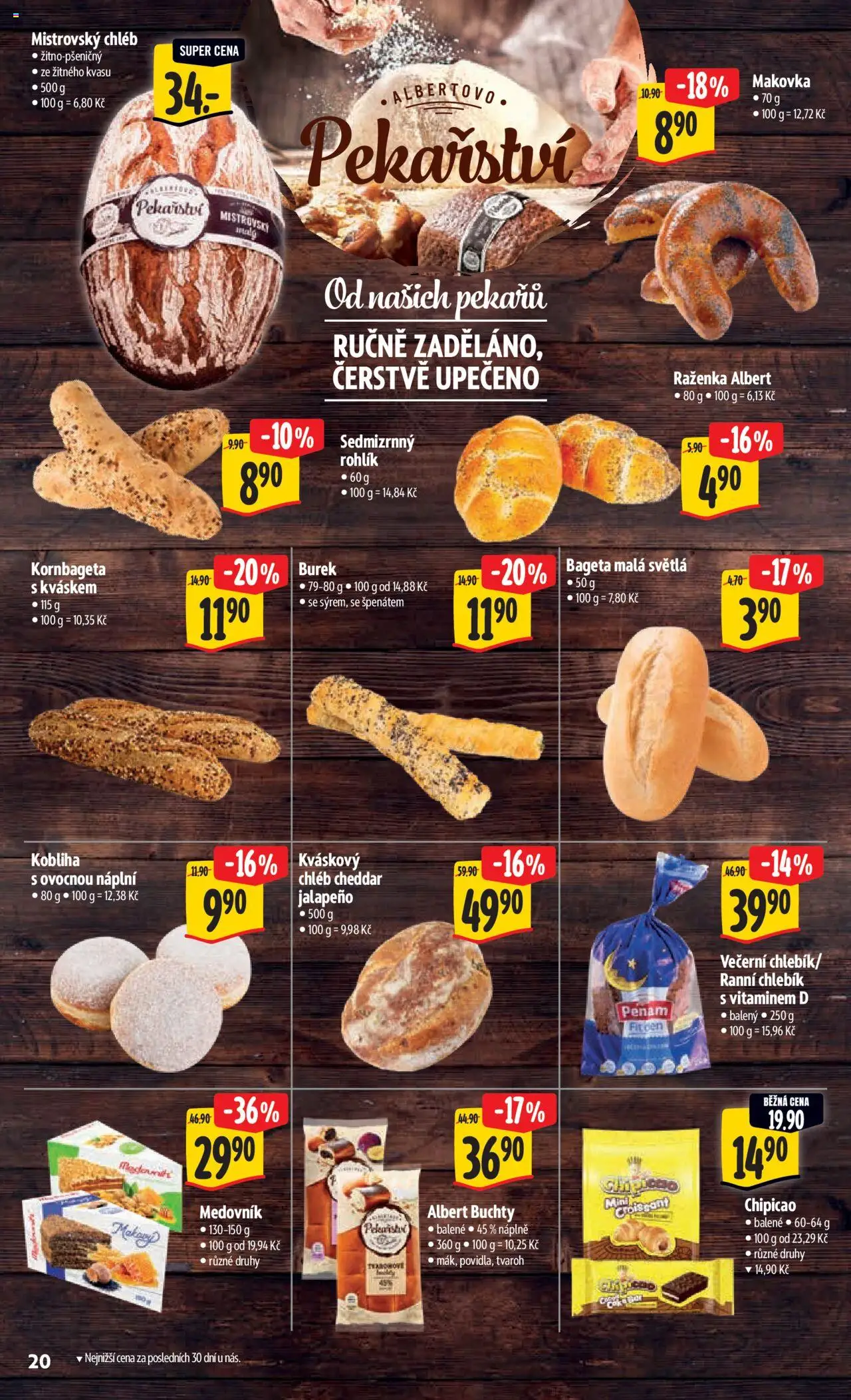 Albert leták - Hypermarket - Morava od 06.08.2025 | Strana: 27 | Produkty: Rohlík, Medovník, Kornbageta, Bageta