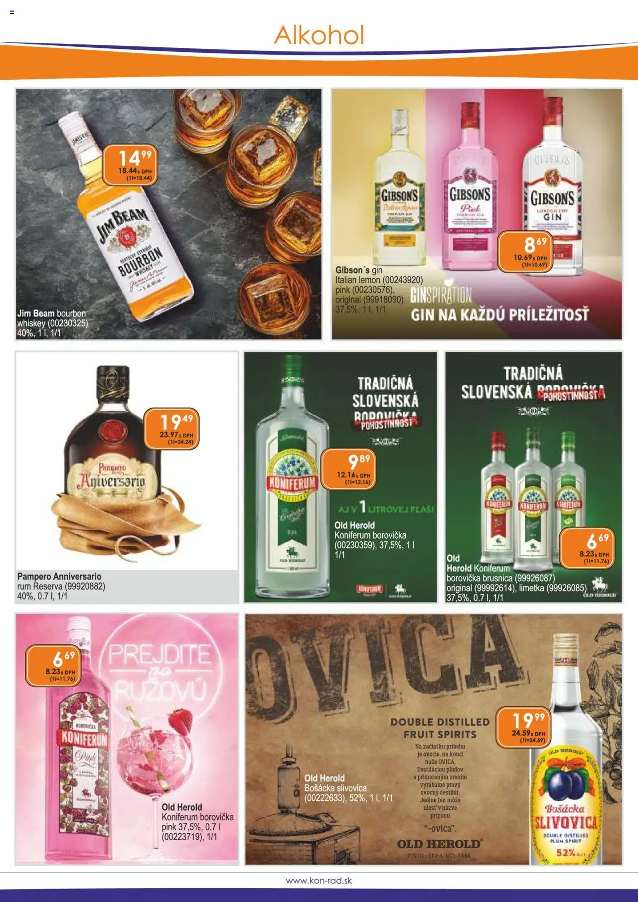KON - RAD leták │ platný od 01.08.2025 | Strana: 12 | Produkty: Limetka, Jim Beam, Bourbon, Alkohol