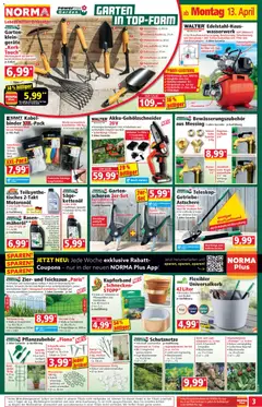 Norma Flugblatt ab 13.04.2026 gültig | Seite: 3 | Produkte: Wasser, Kabel, Manometer, Öl