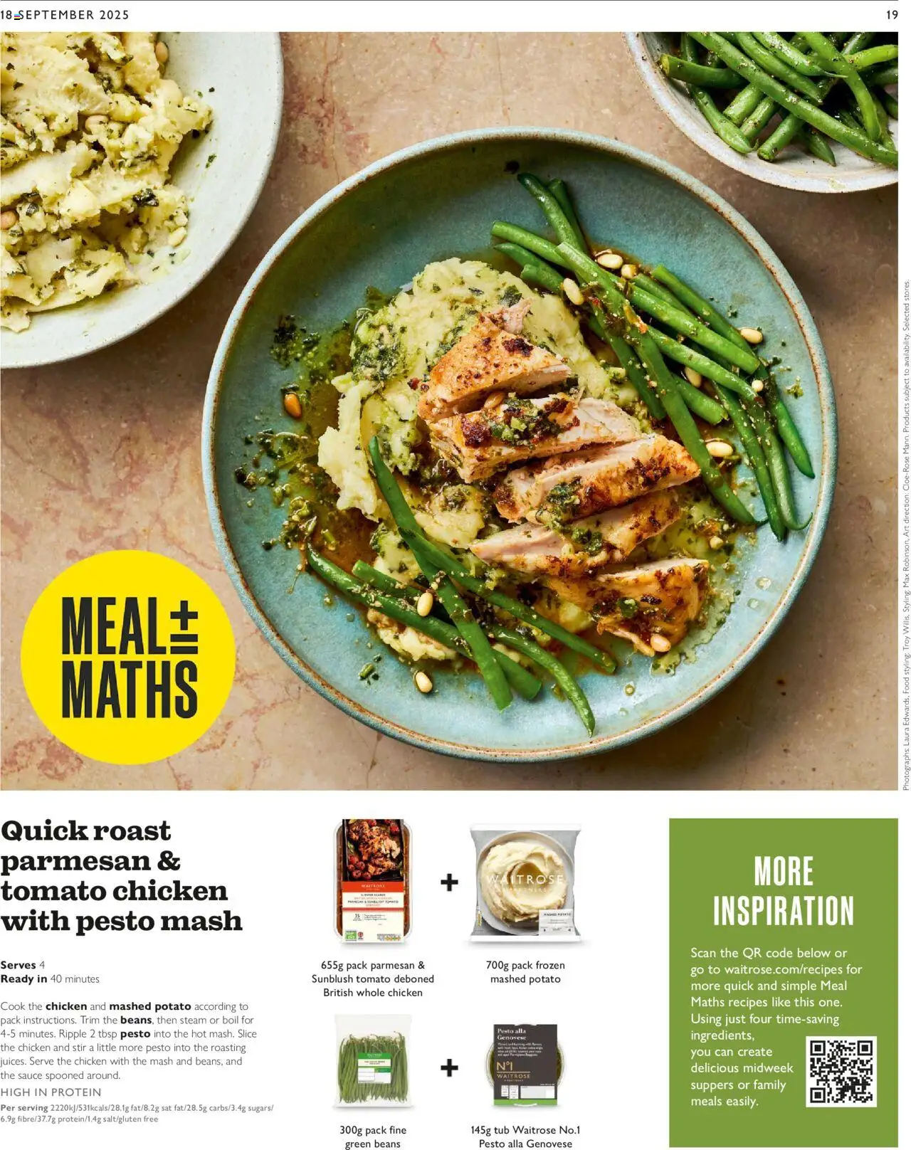  | Page: 19 | Products: Sauce, Green beans, Chicken