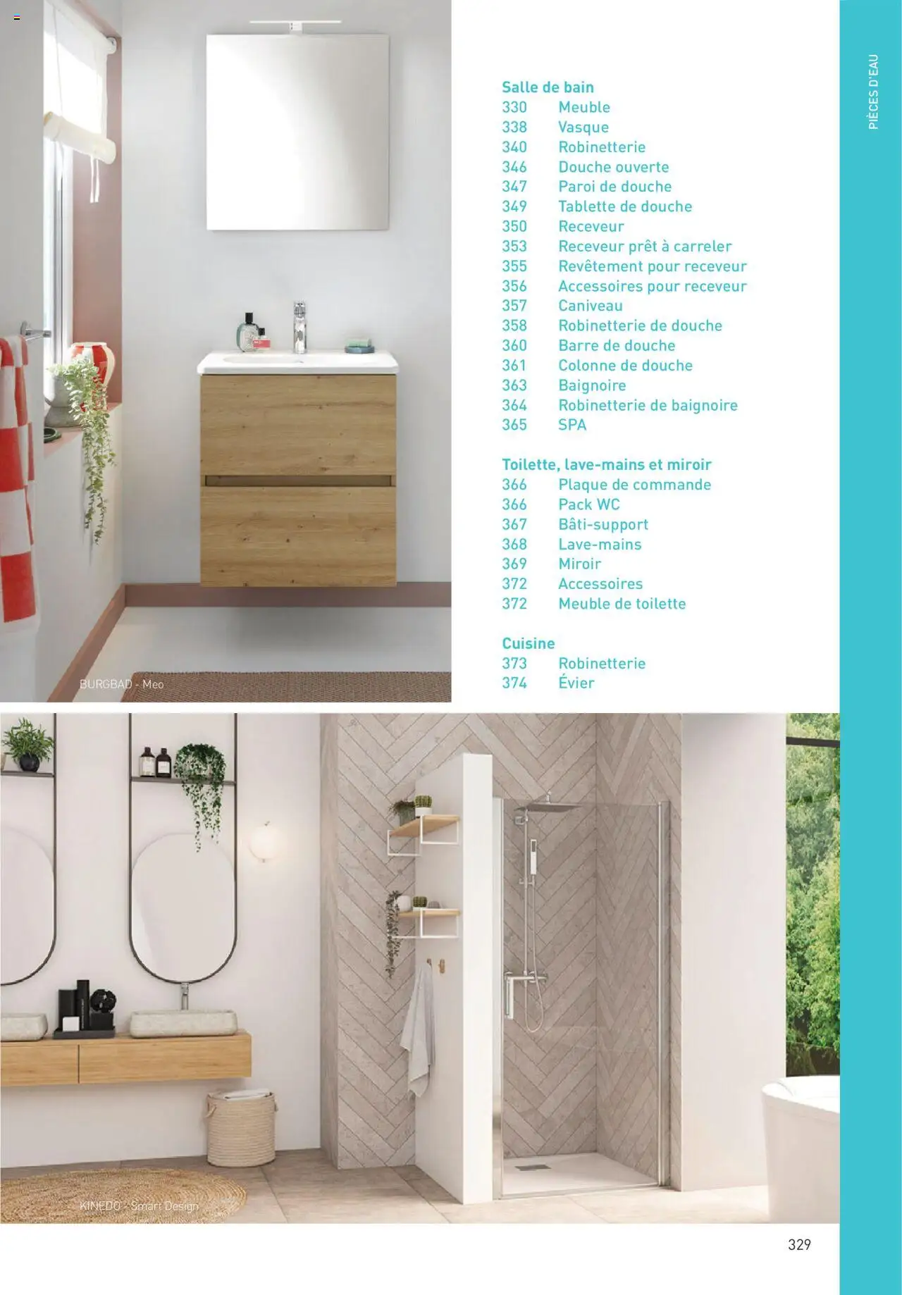  | Page: 329 | Produits: Meuble, Baignoire, Douche, Miroir