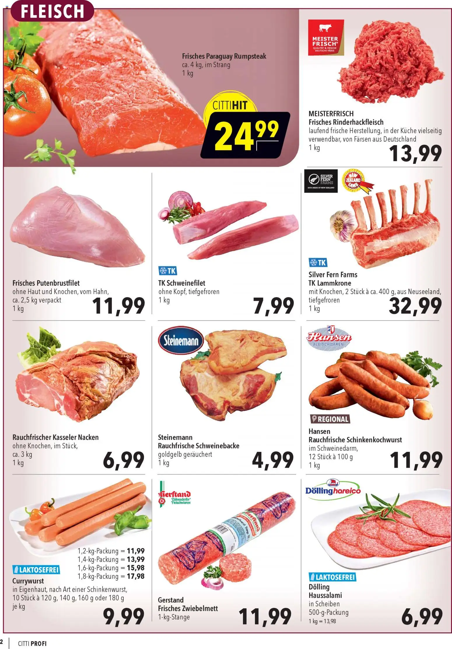 CITTI Markt  Aktuelle Angebote für Profis – gültig ab 02.01.2026 | Seite: 2