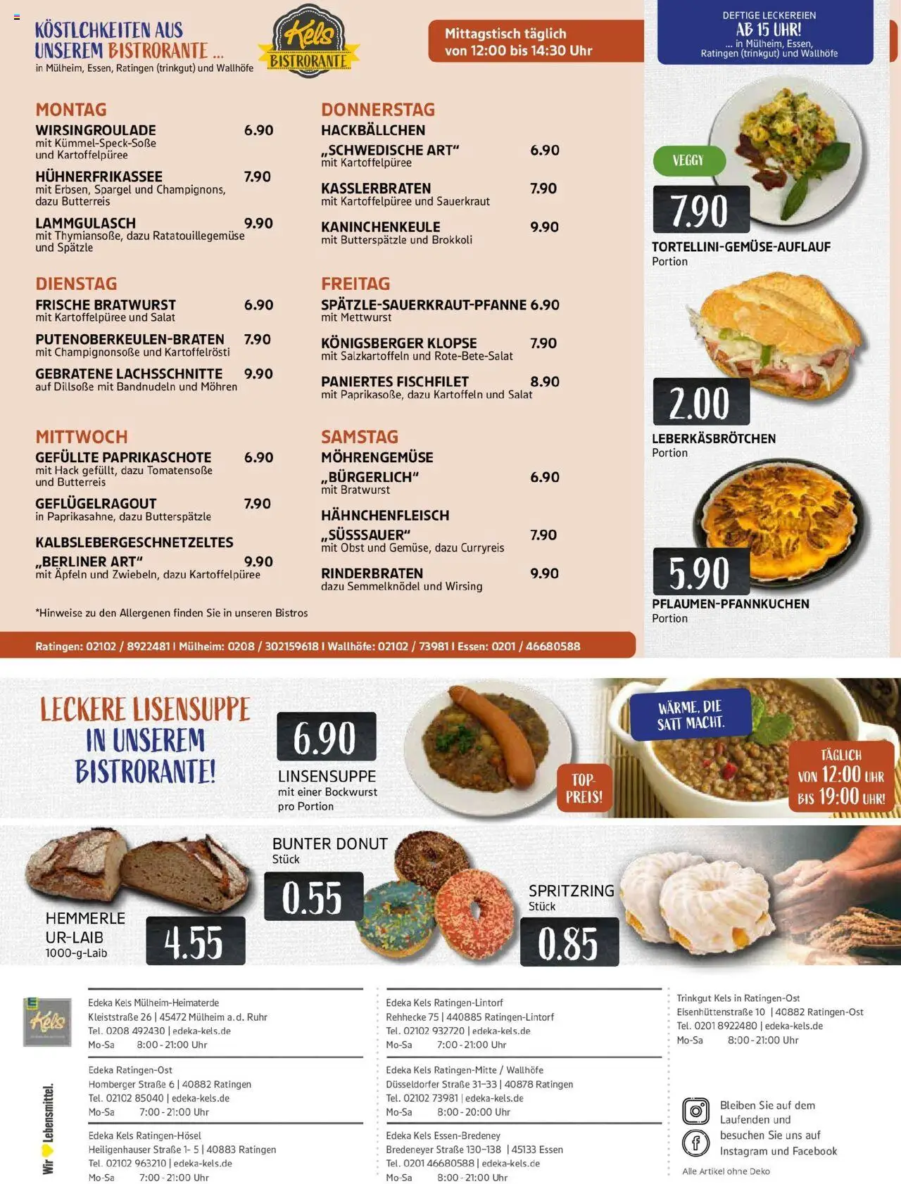 Edeka prospekt Ratingen-Ost	 – gültig ab 29.09.2025 | Seite: 16 | Produkte: Rinderbraten, Bratwurst, Mohren, Obst