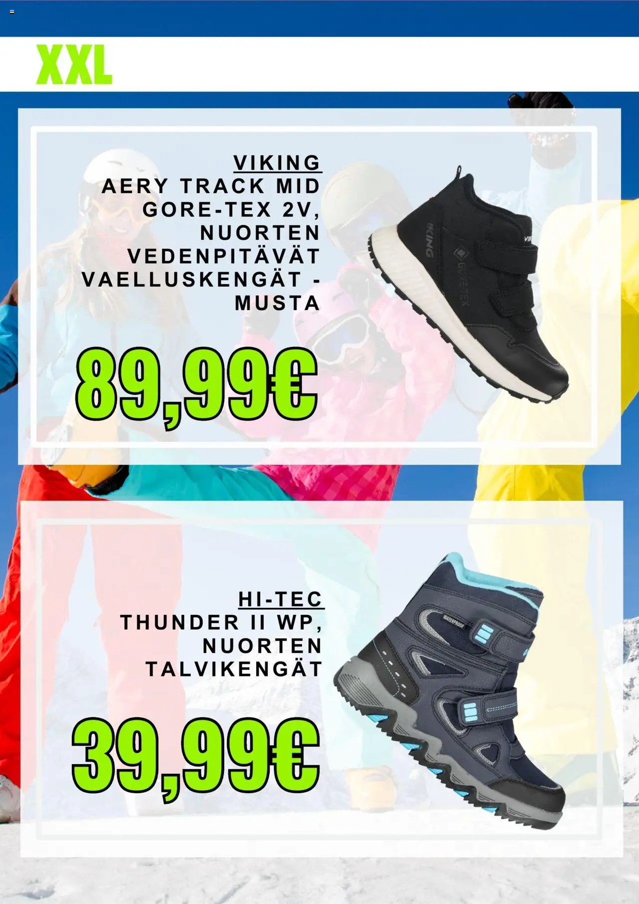 XXL tarjoukset – voimassa 08.10.2025 alkaen | Sivu: 9 | Tuotteet: Talvikengät