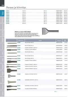 Makita-mainoslehti voimassa 24.03.2026 alkaen | Sivu: 254 | Tuotteet: Monitoimikone, Käsineet