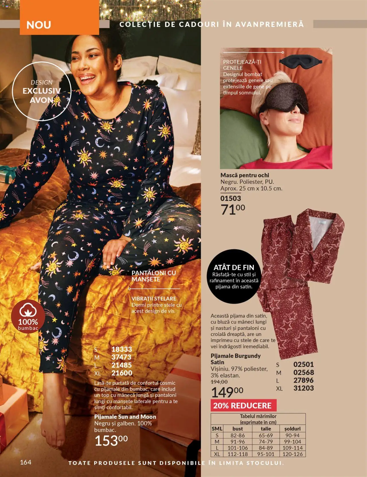 Noul catalog Avon – valabil de la 01.10.2025 | Pagină: 166 | Produse: Top, Bluză, Pantaloni, Pijamale
