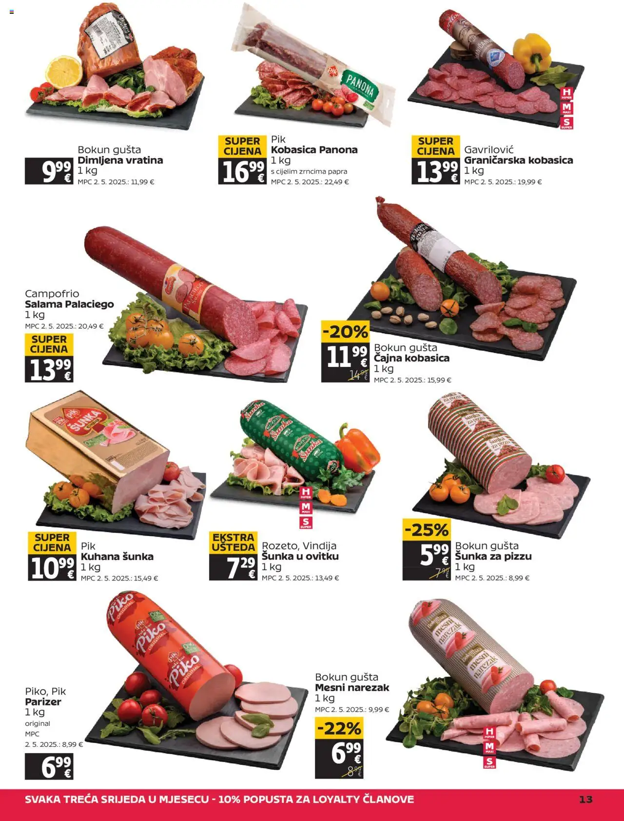Tommy katalog | vrijedi od 11.09.2025 | Stranica: 13 | Proizvodi: Vindija, Šunka, Narezak, Parizer