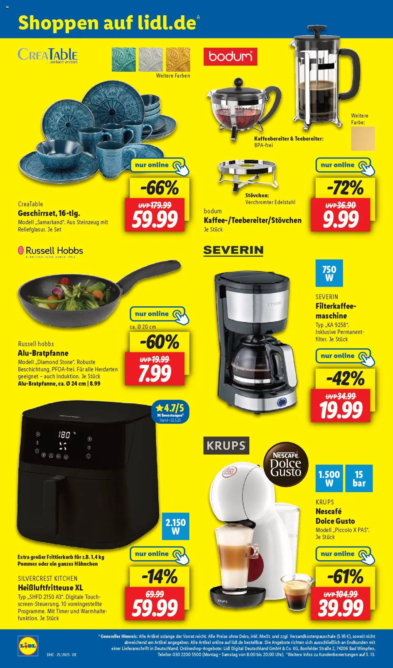 Lidl Prospekt 	 - gültig ab dem 16.06.2025 | Seite: 42 | Produkte: Krups, Hahnchen, Bad, Pommes