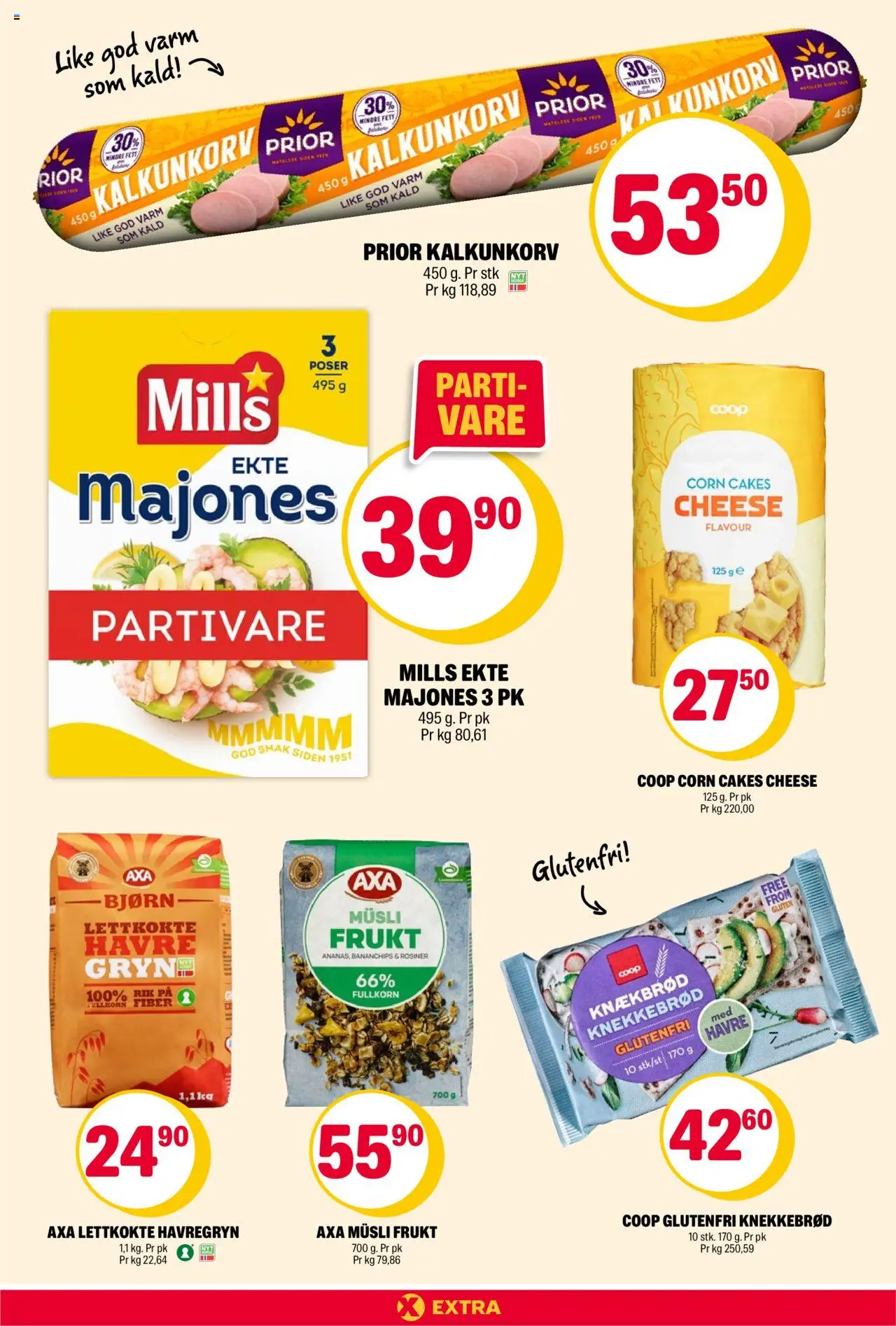  | Side: 10 | Produkter: Knekkebrød, Rosiner, Havregryn, Musli