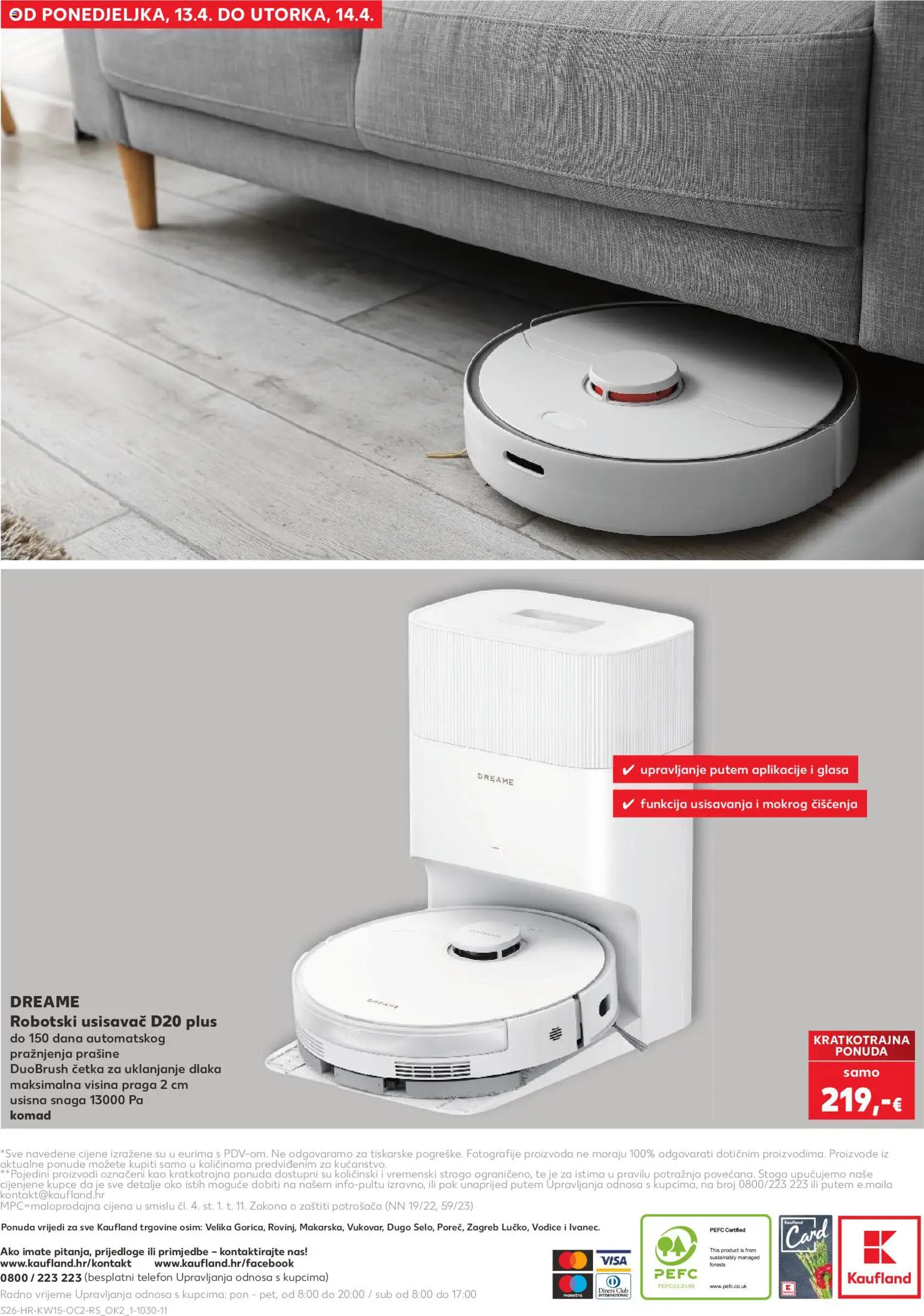 Kaufland katalog | vrijedi od 08.04.2026 | Stranica: 26 | Proizvodi: Usisavač, Četka, Telefon